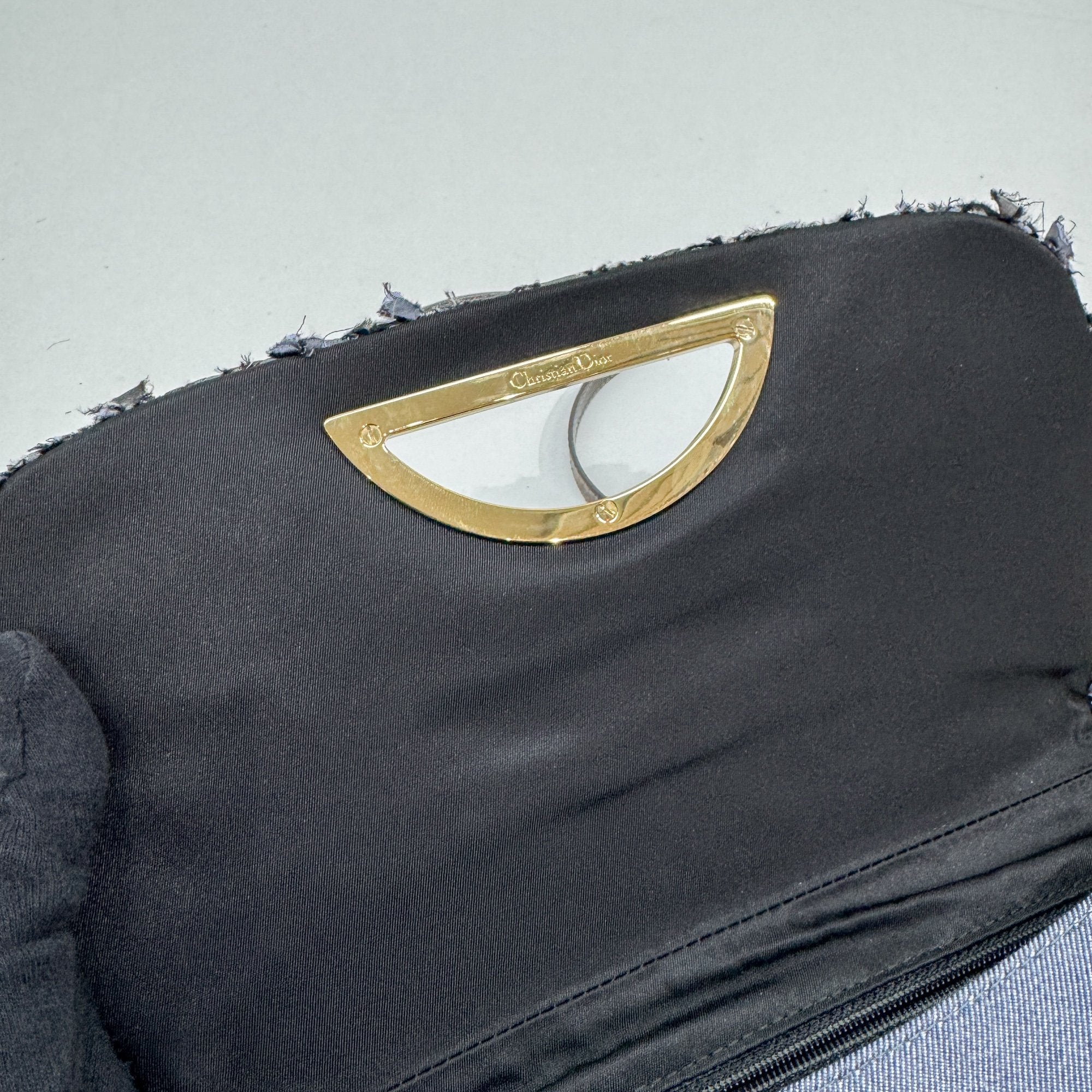 Malice Pearl Blue Denim Shoulder Bag