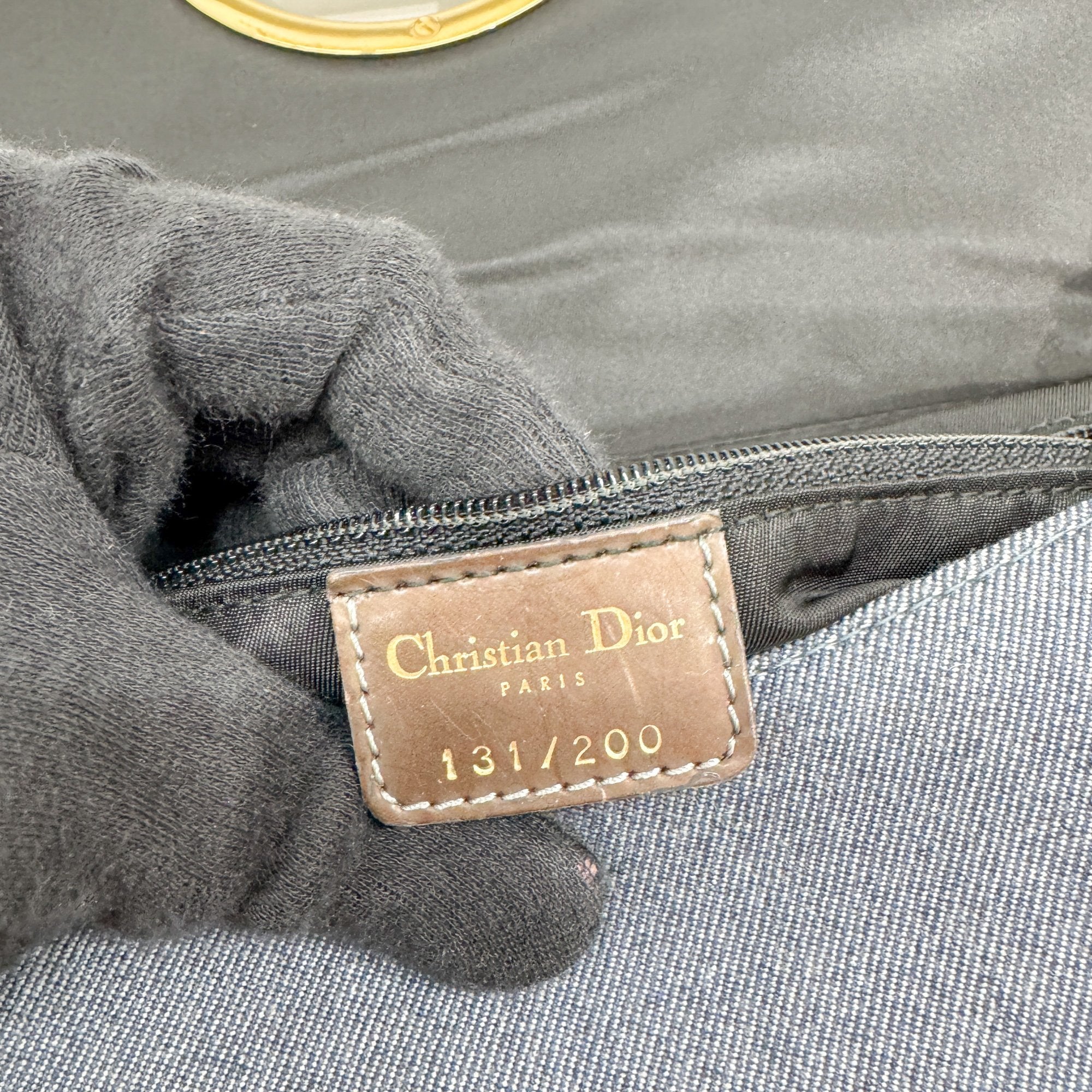 Malice Pearl Blue Denim Shoulder Bag