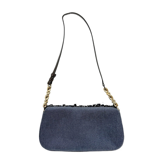 Malice Pearl Blue Denim Shoulder Bag