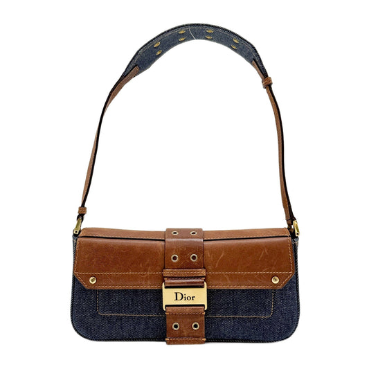 Columbus Blue Denim Shoulder Bag