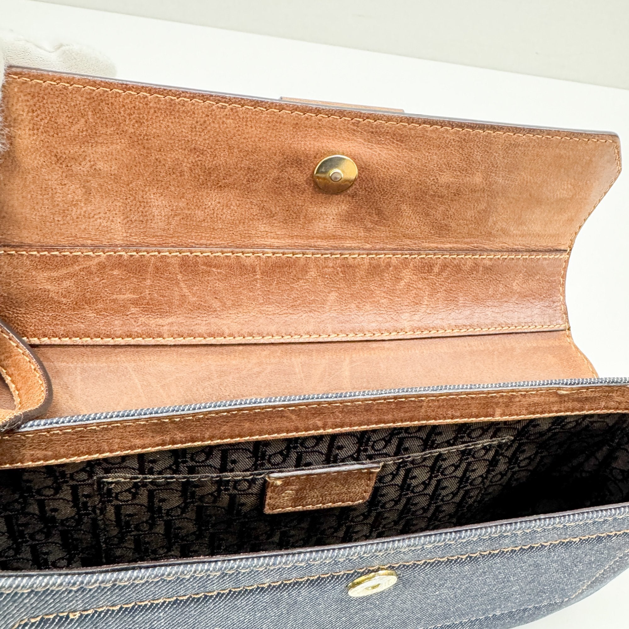 Columbus Blue Denim Shoulder Bag