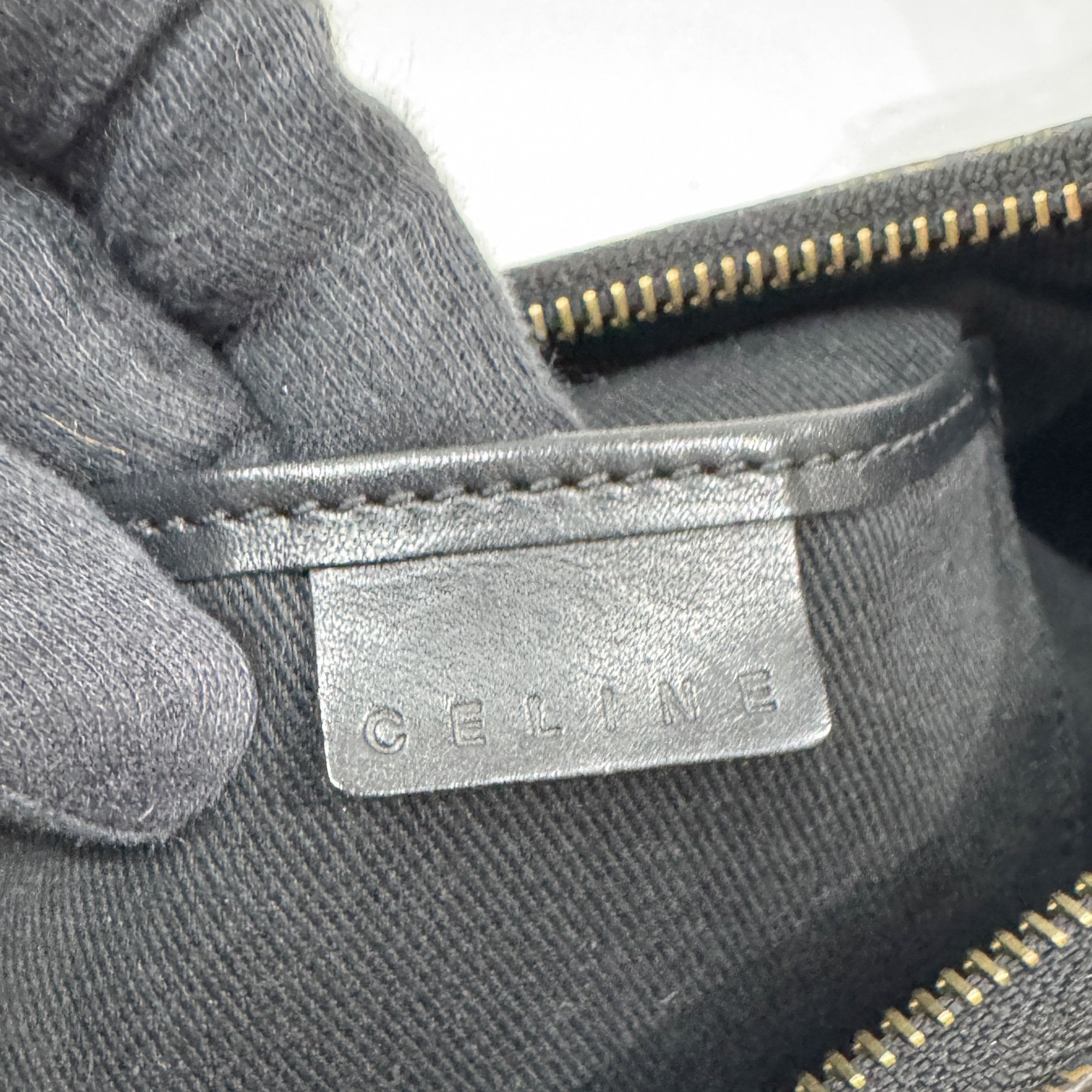 Brown Macadam Triomphe Canvas Shoulder Bag