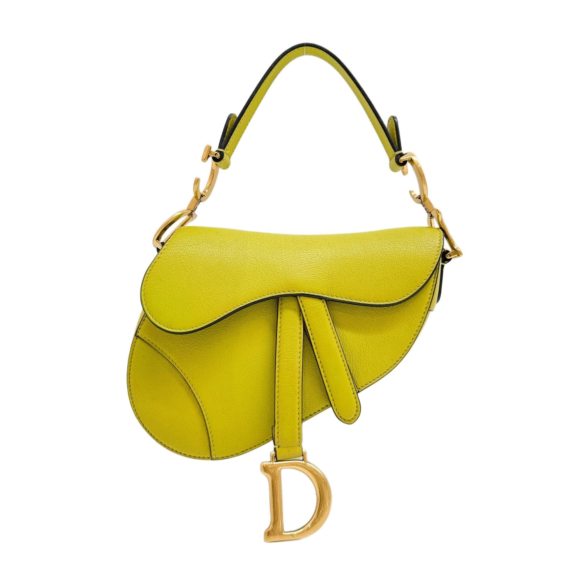 Mini Saddle Lime Green Handbag