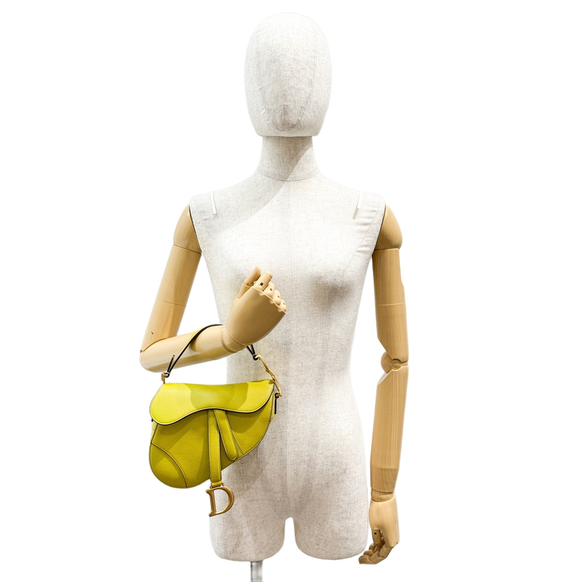 Mini Saddle Lime Green Handbag