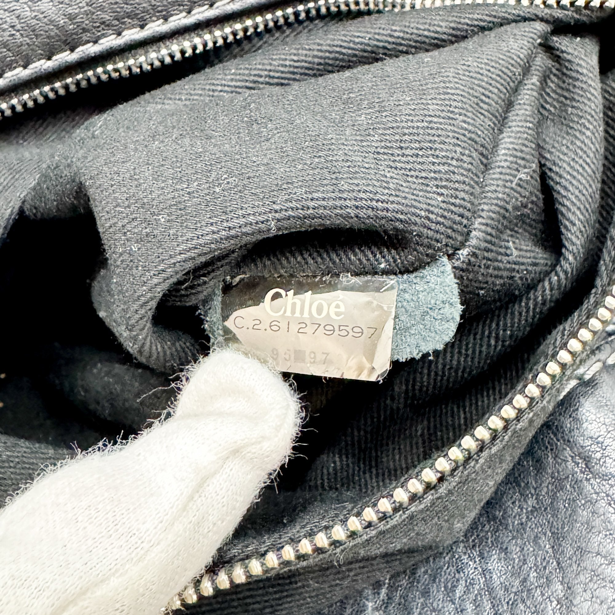 Paddington Black Leather Shoulder Bag