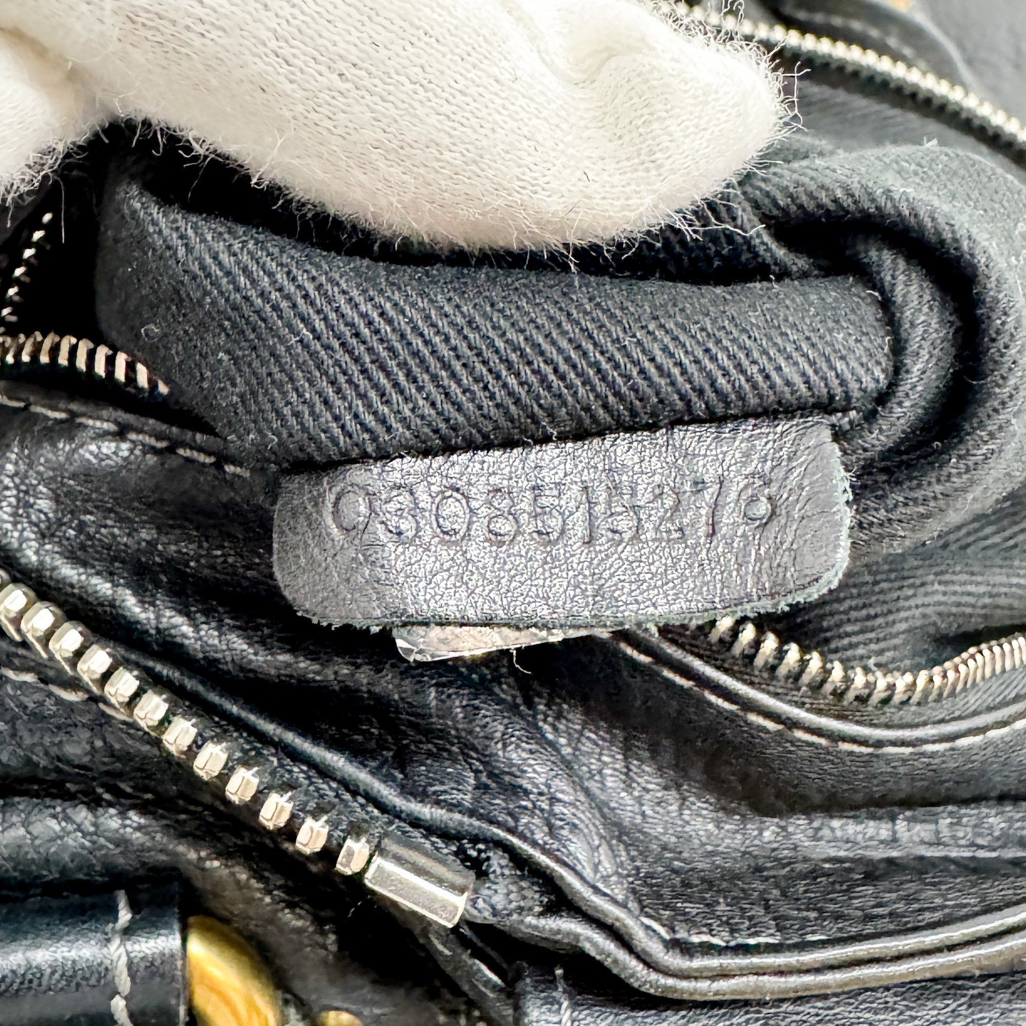 Paddington Black Leather Shoulder Bag