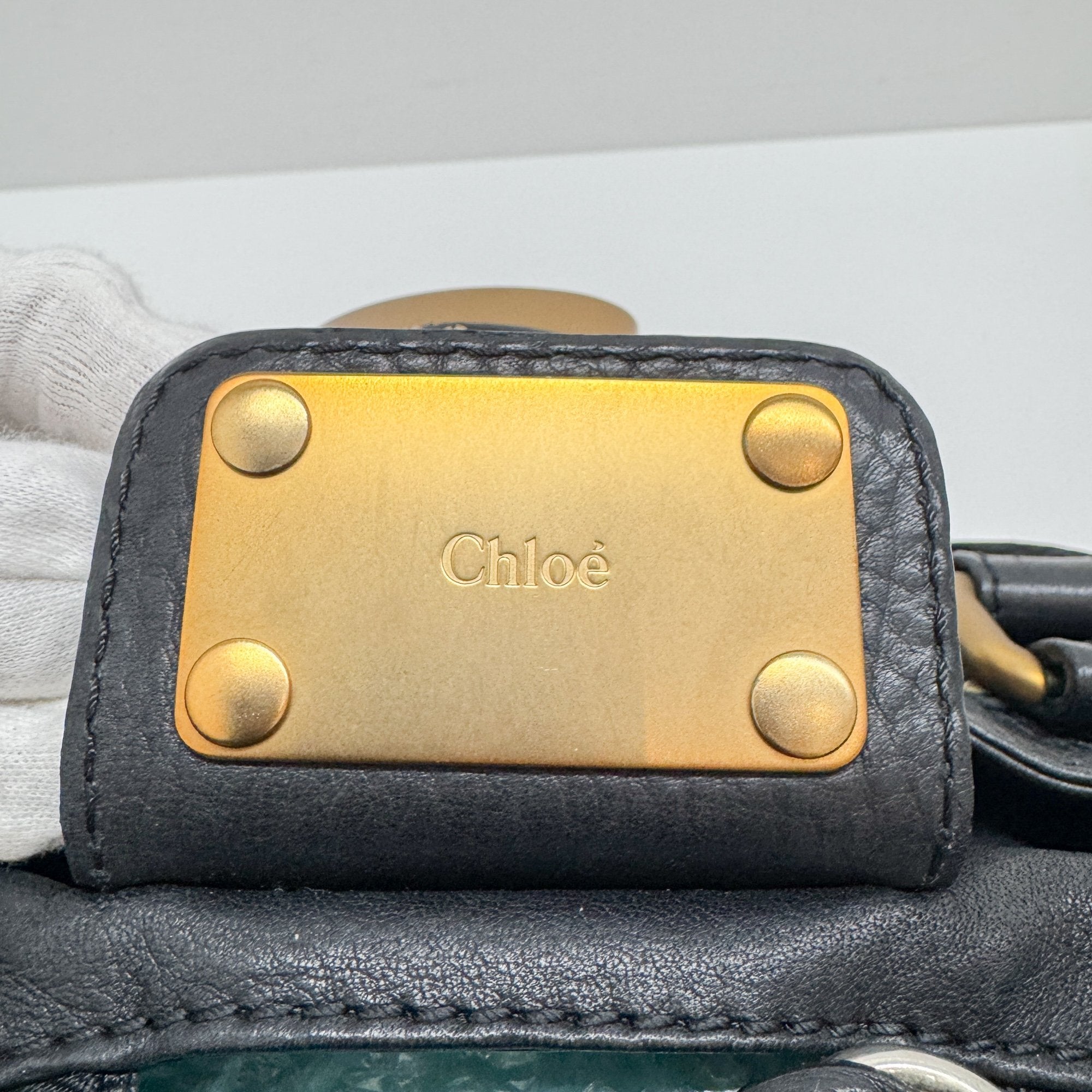 Paddington Black Leather Shoulder Bag