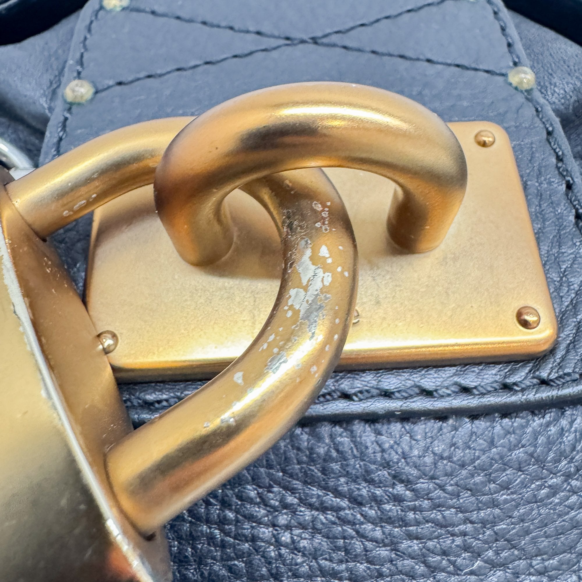 Paddington Black Leather Shoulder Bag