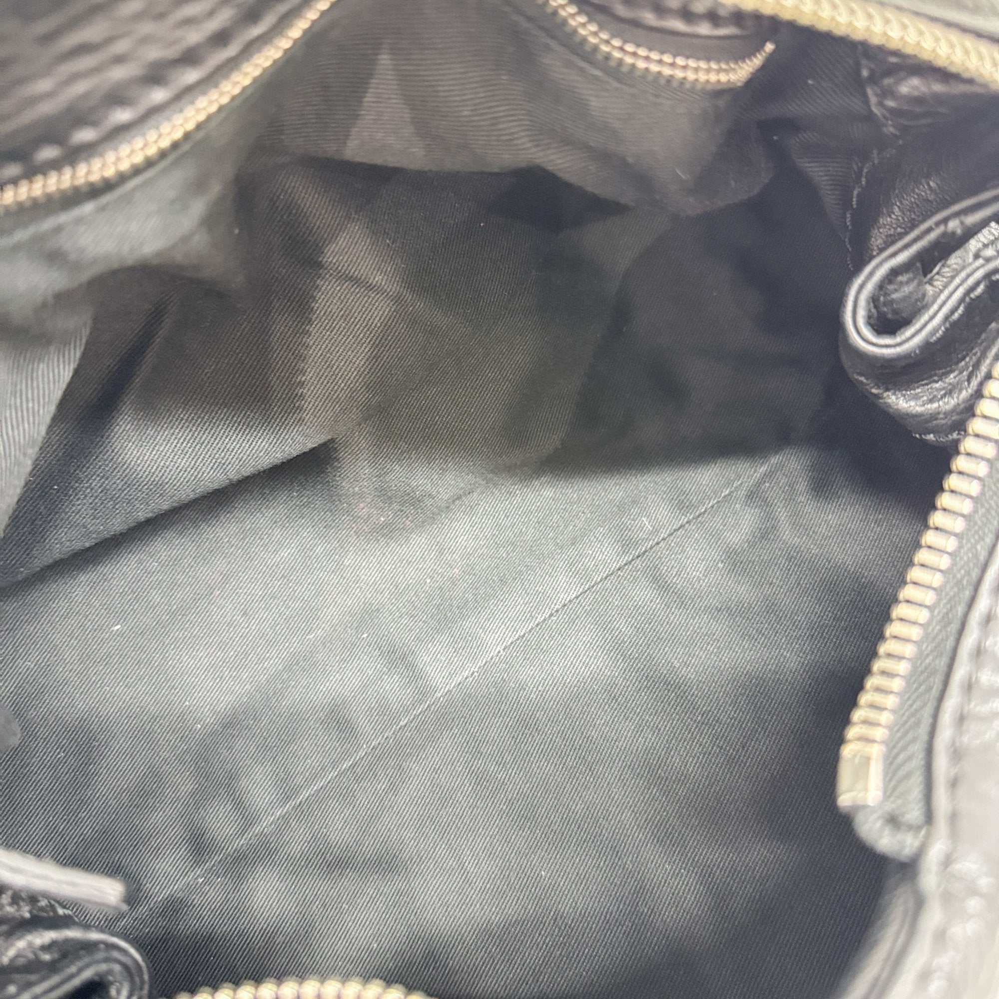 Paddington Black Leather Shoulder Bag