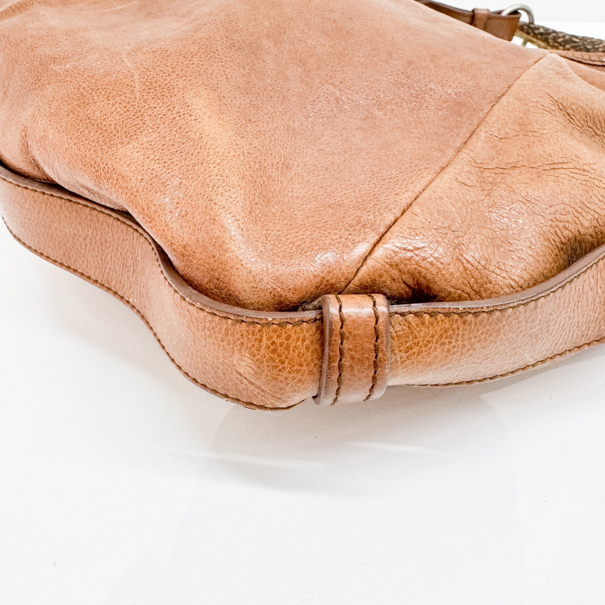 Mombasa Brown Leather Shoulder Bag
