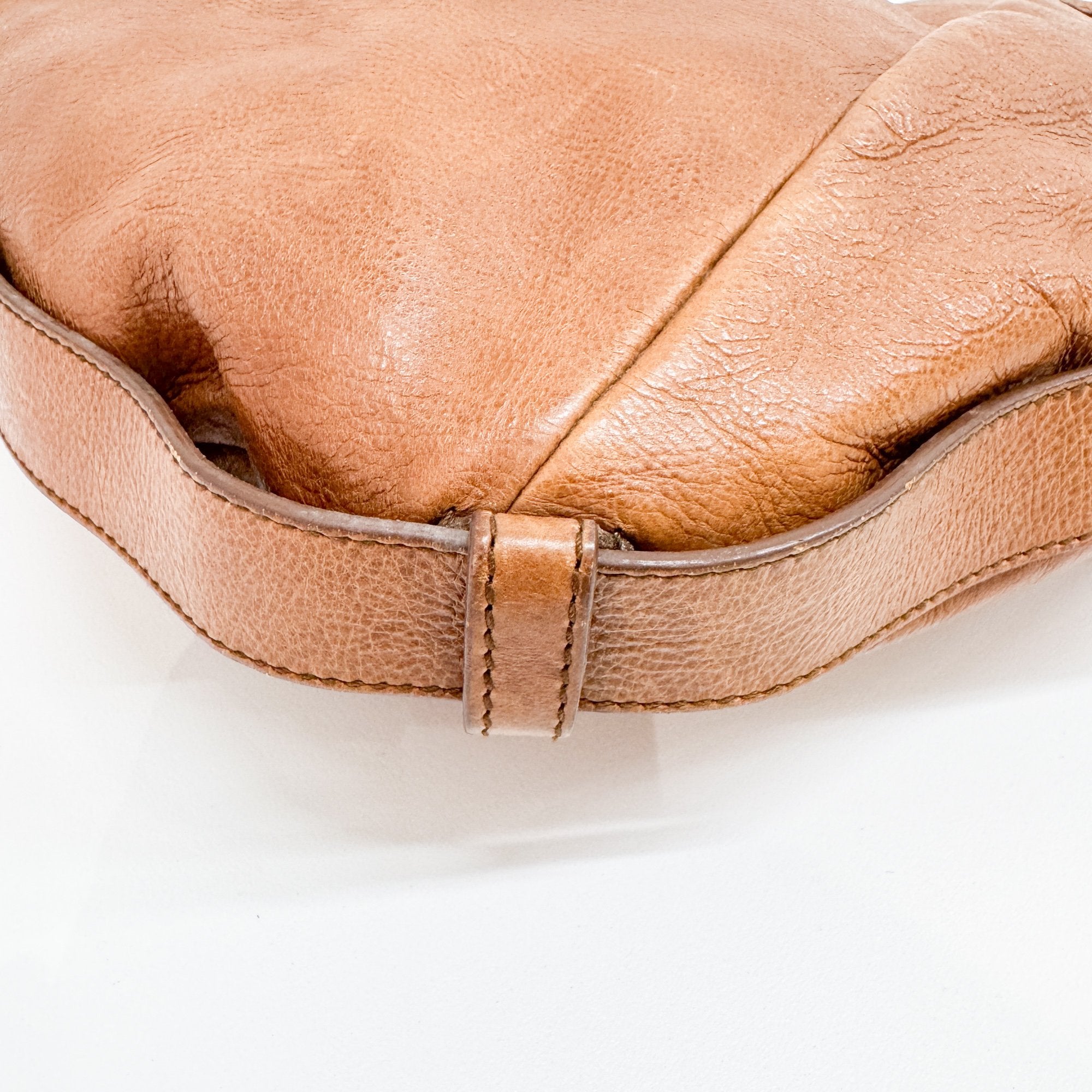 Mombasa Brown Leather Shoulder Bag