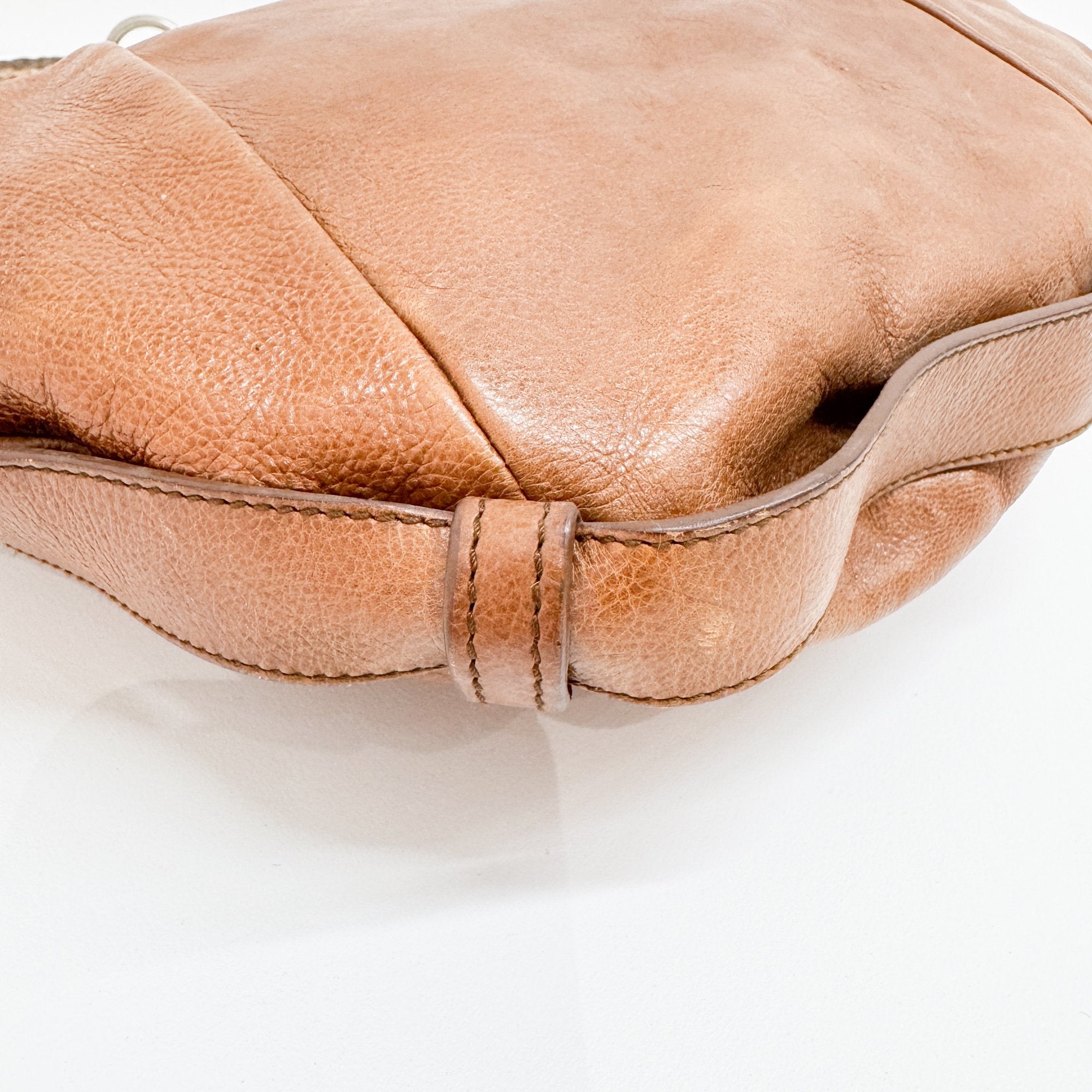 Mombasa Brown Leather Shoulder Bag