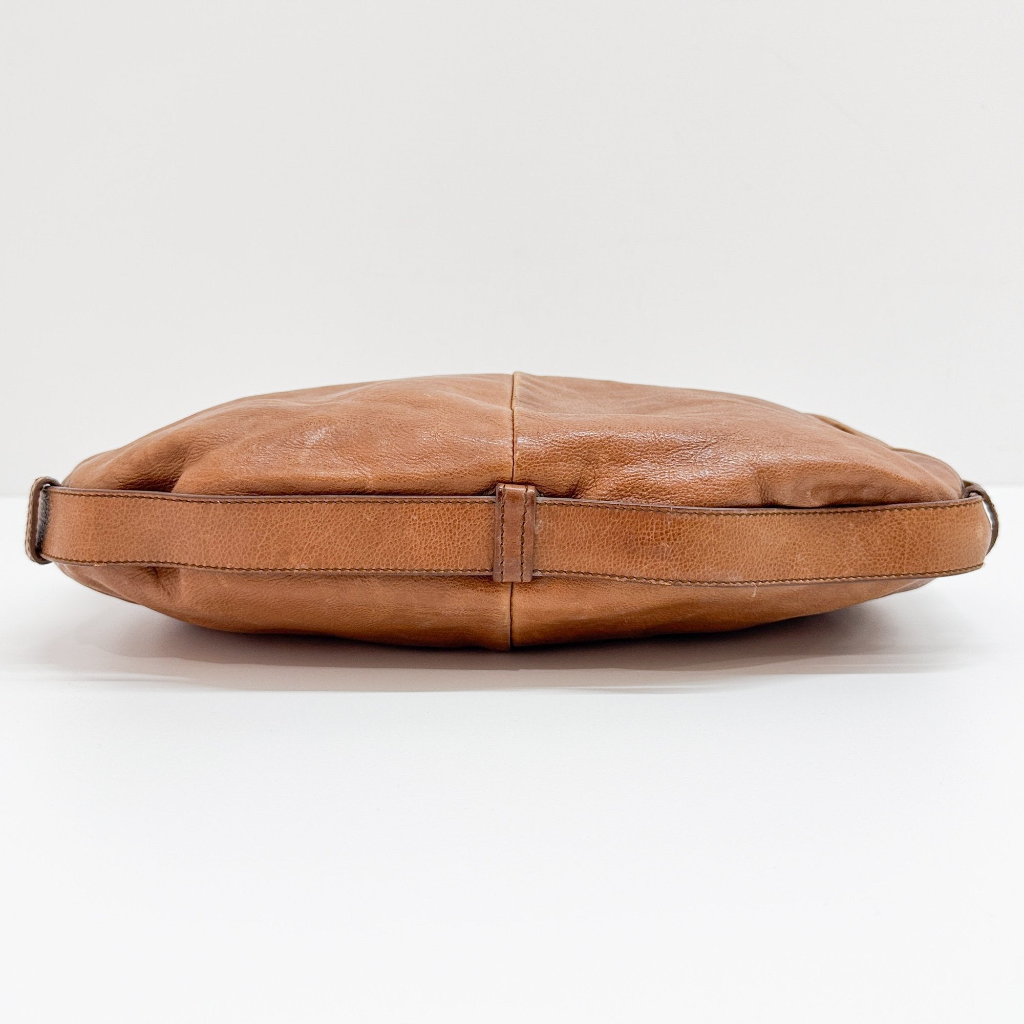 Mombasa Brown Leather Shoulder Bag