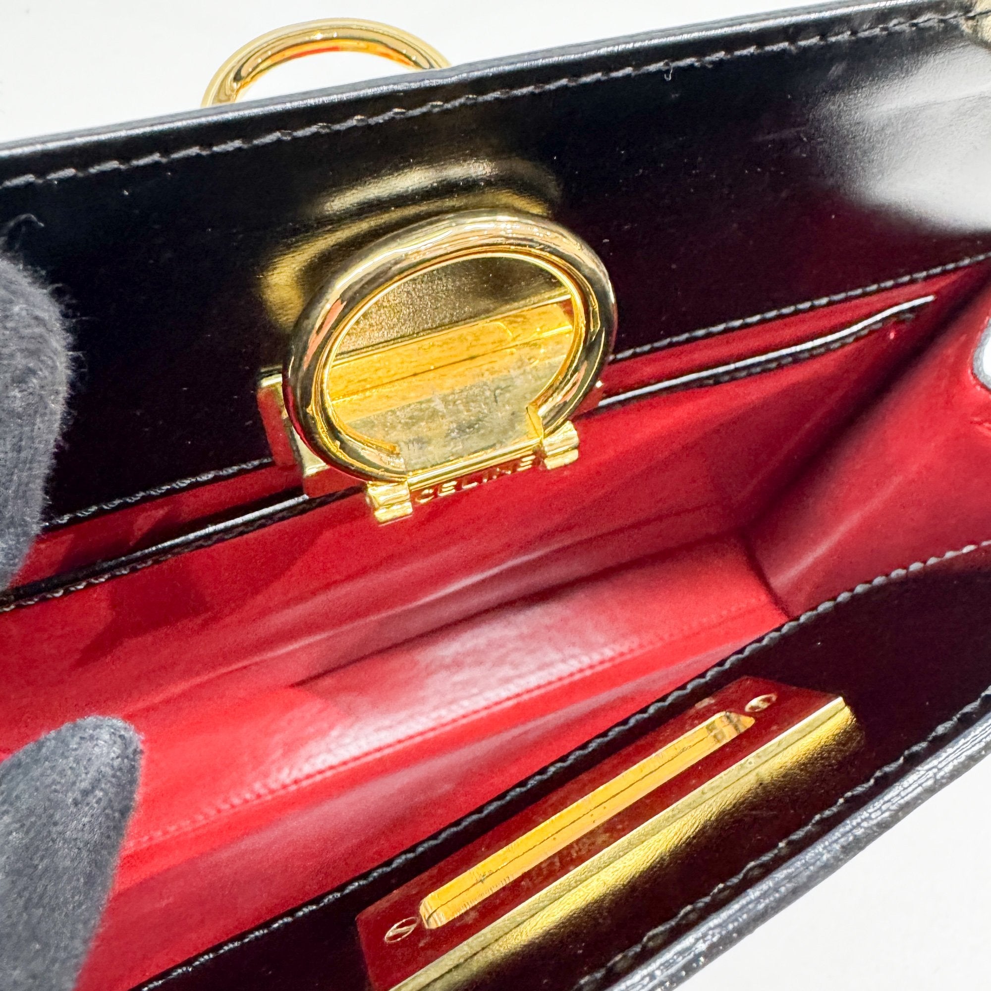 Gancini Multicolor Scarf Canvas Hand Bag