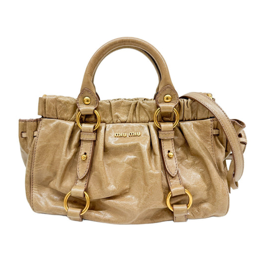 Vitello Mini Brown Calfskin 2Way bag