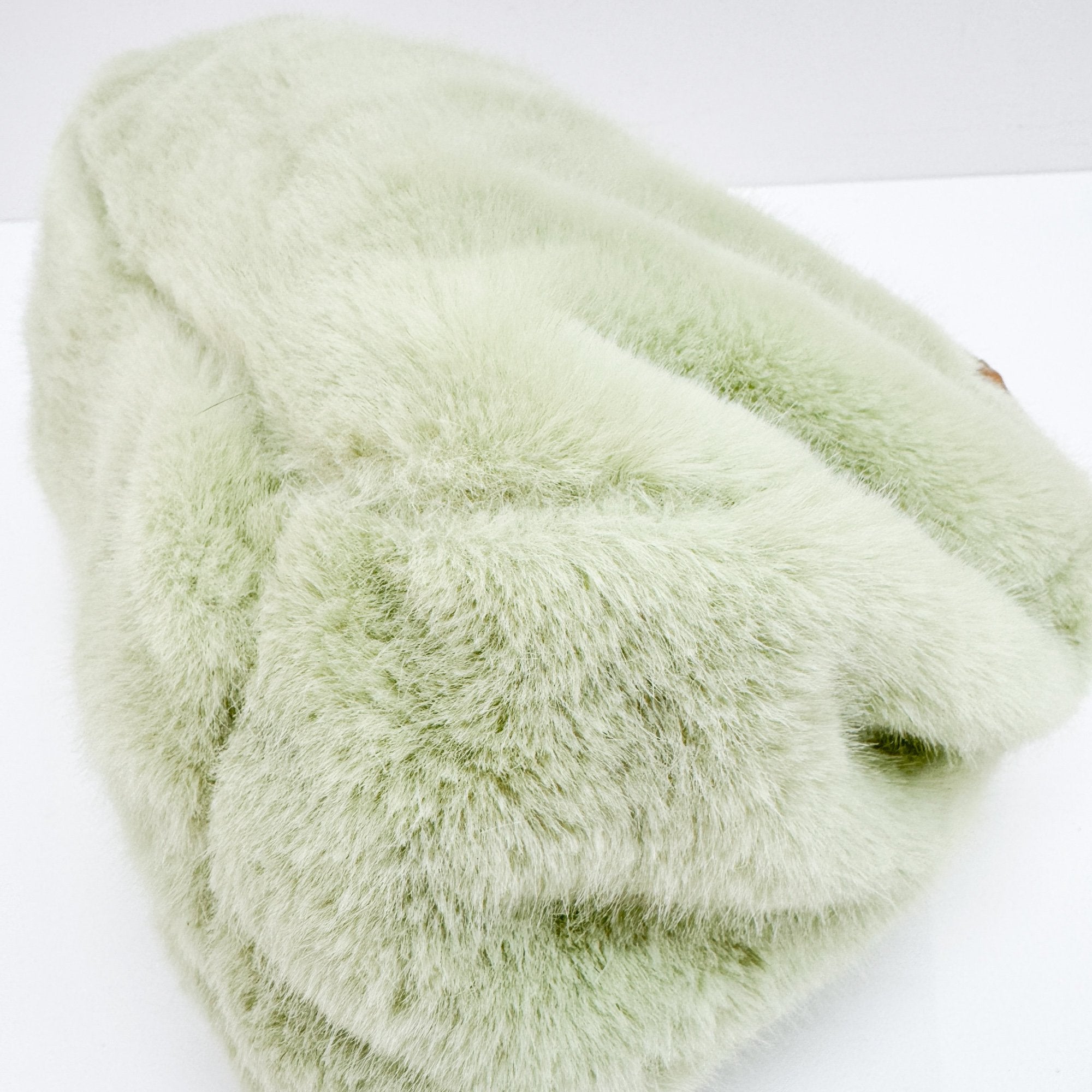 Mia Green fur Shoulder Bag