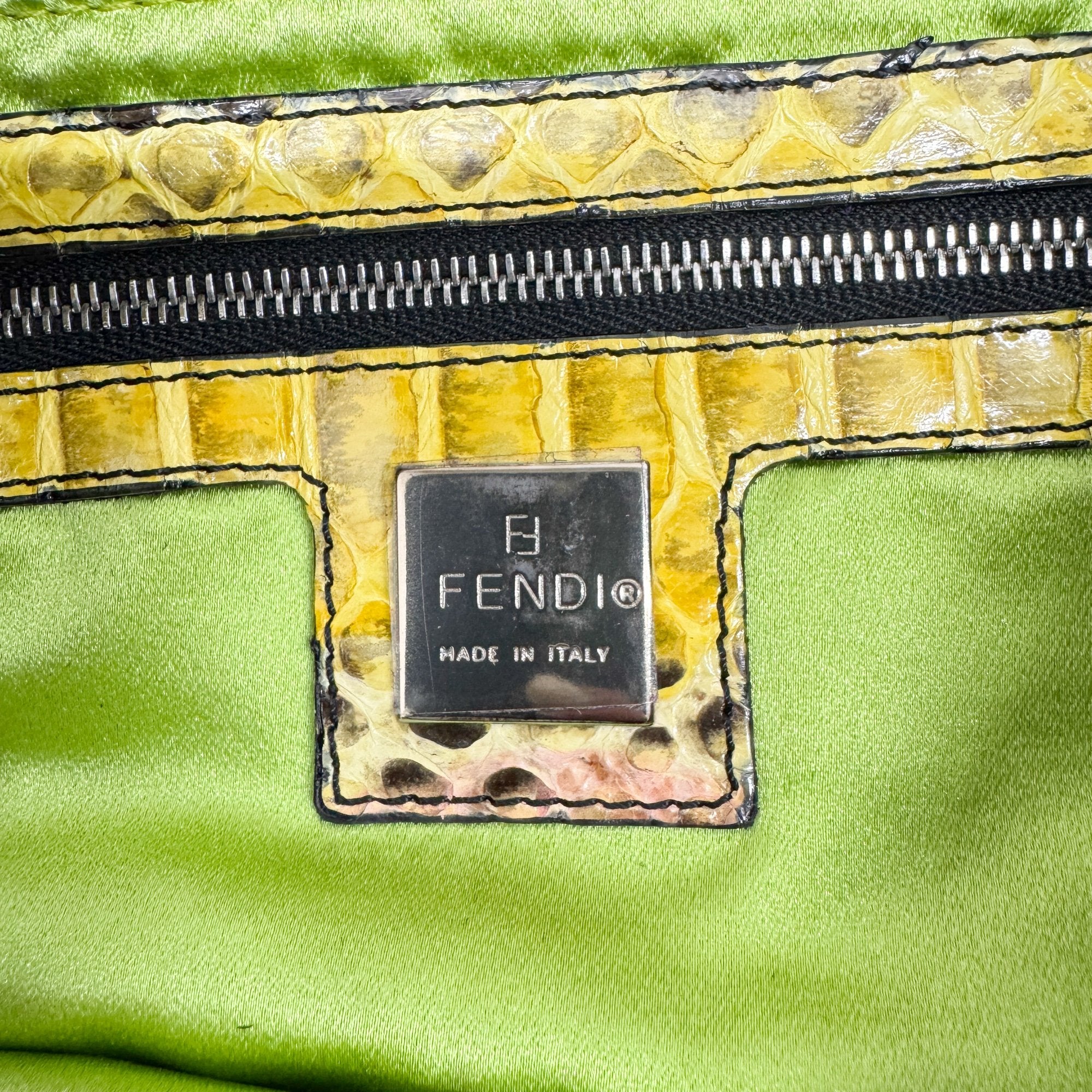 Baguette Embroidery Purple Suede Shoulder Bag