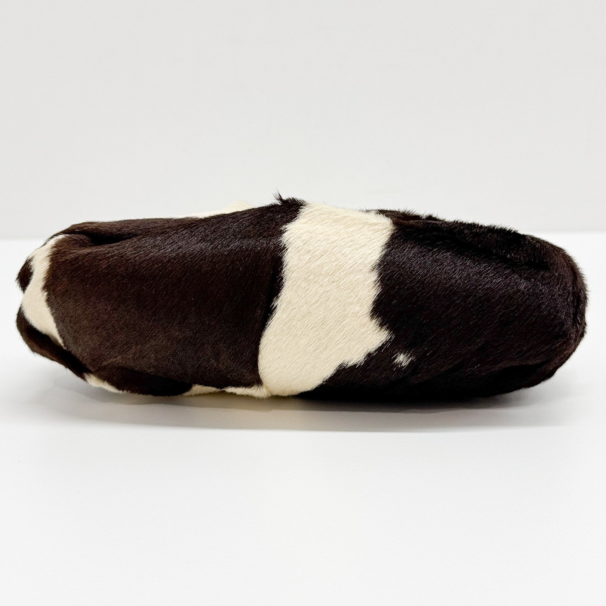 Ballerina Corset Brown Cow Print Pony Hair Hand Bag