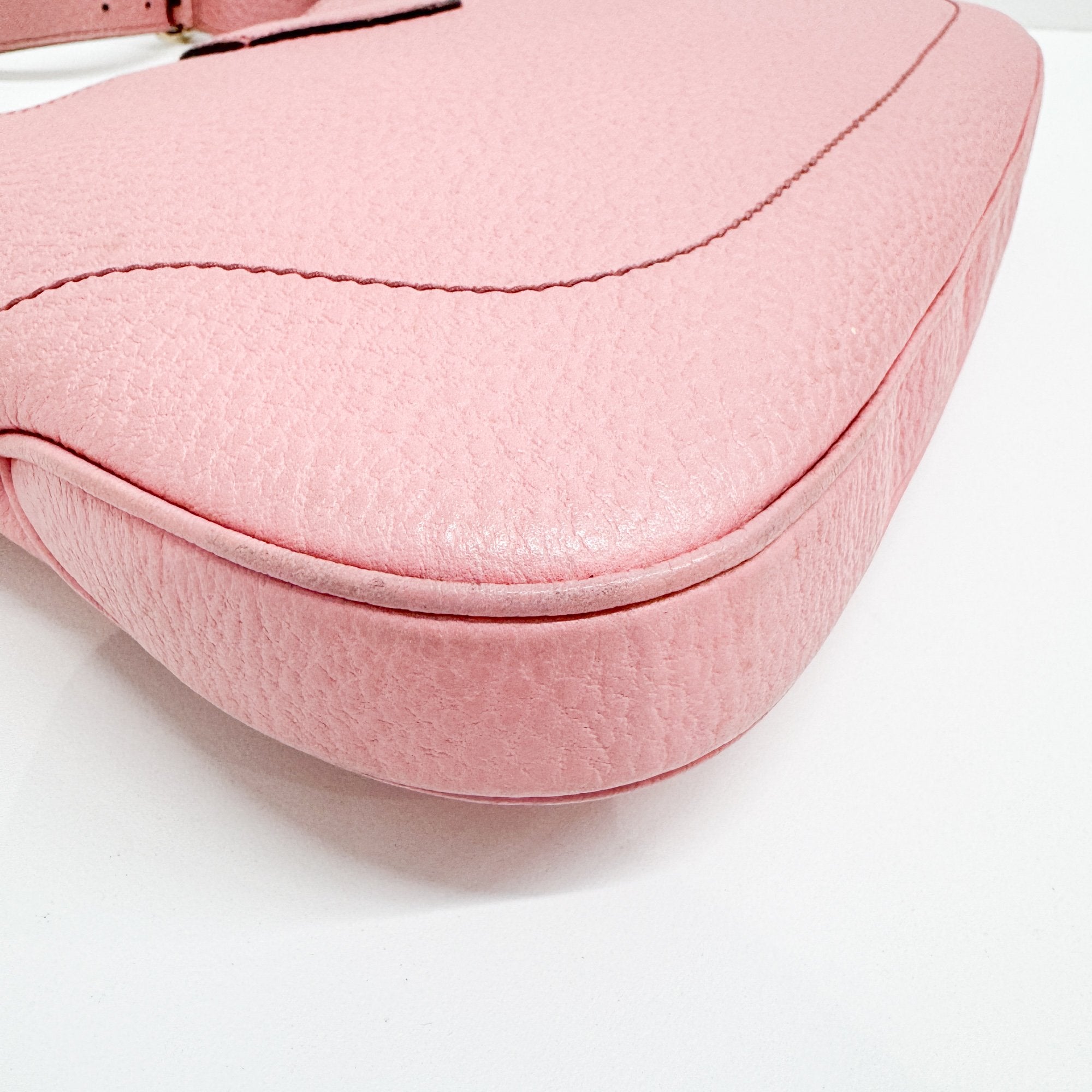 Jackie Pink Leather Shoulder Bag