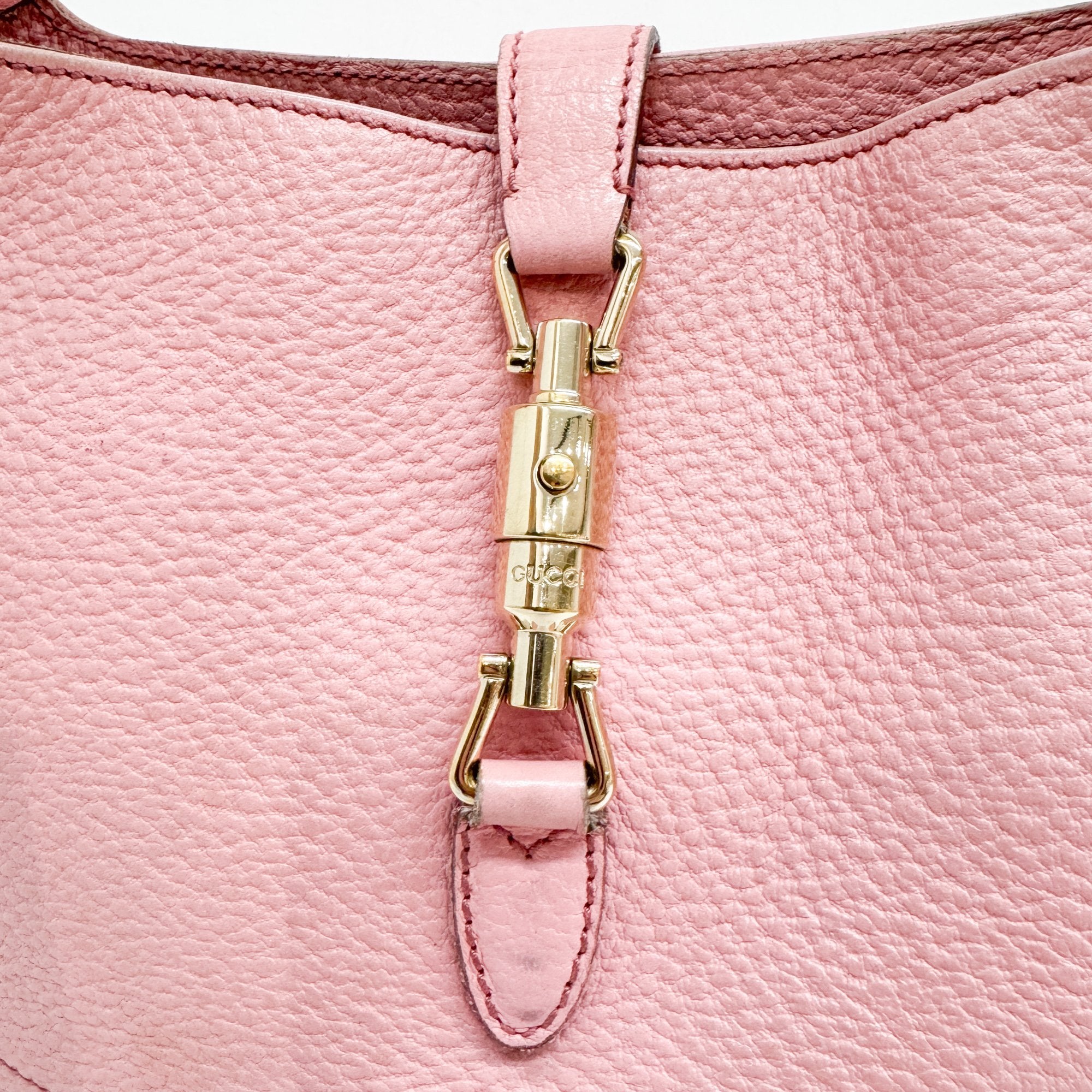 Jackie Pink Leather Shoulder Bag