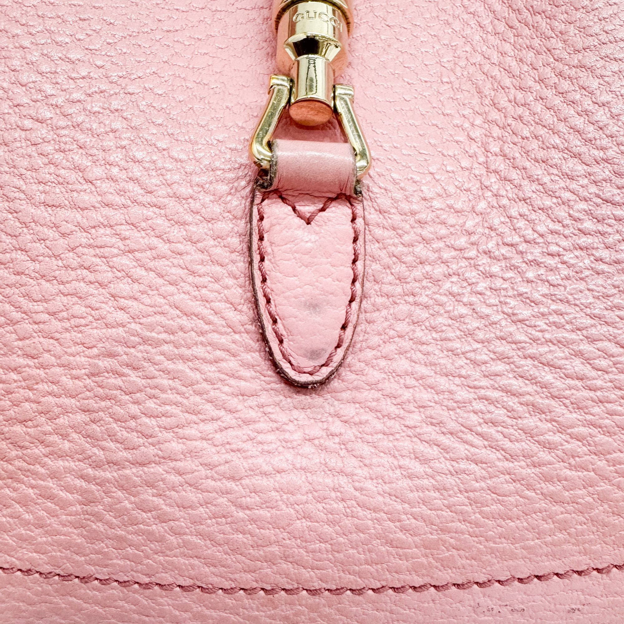 Jackie Pink Leather Shoulder Bag