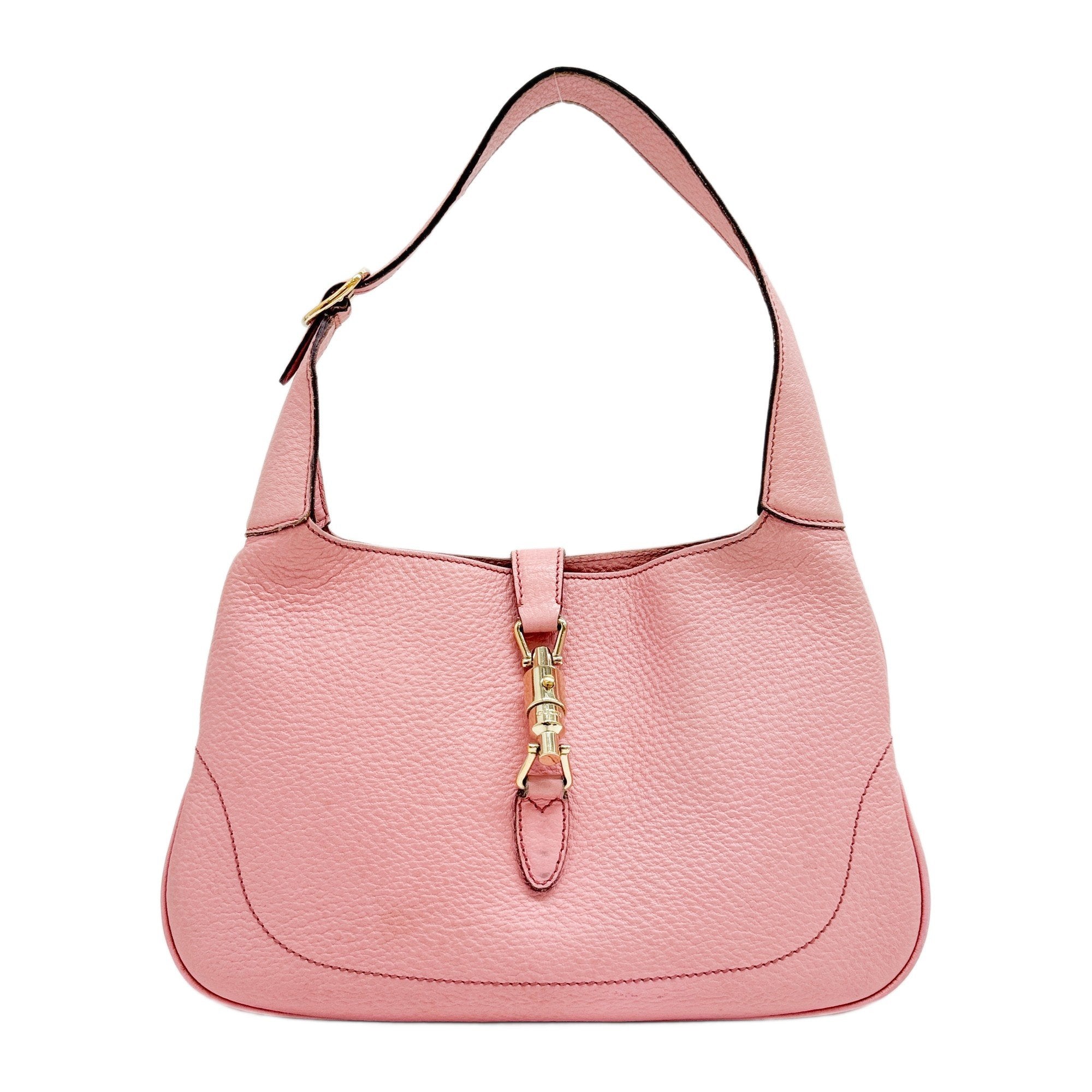 Jackie Pink Leather Shoulder Bag