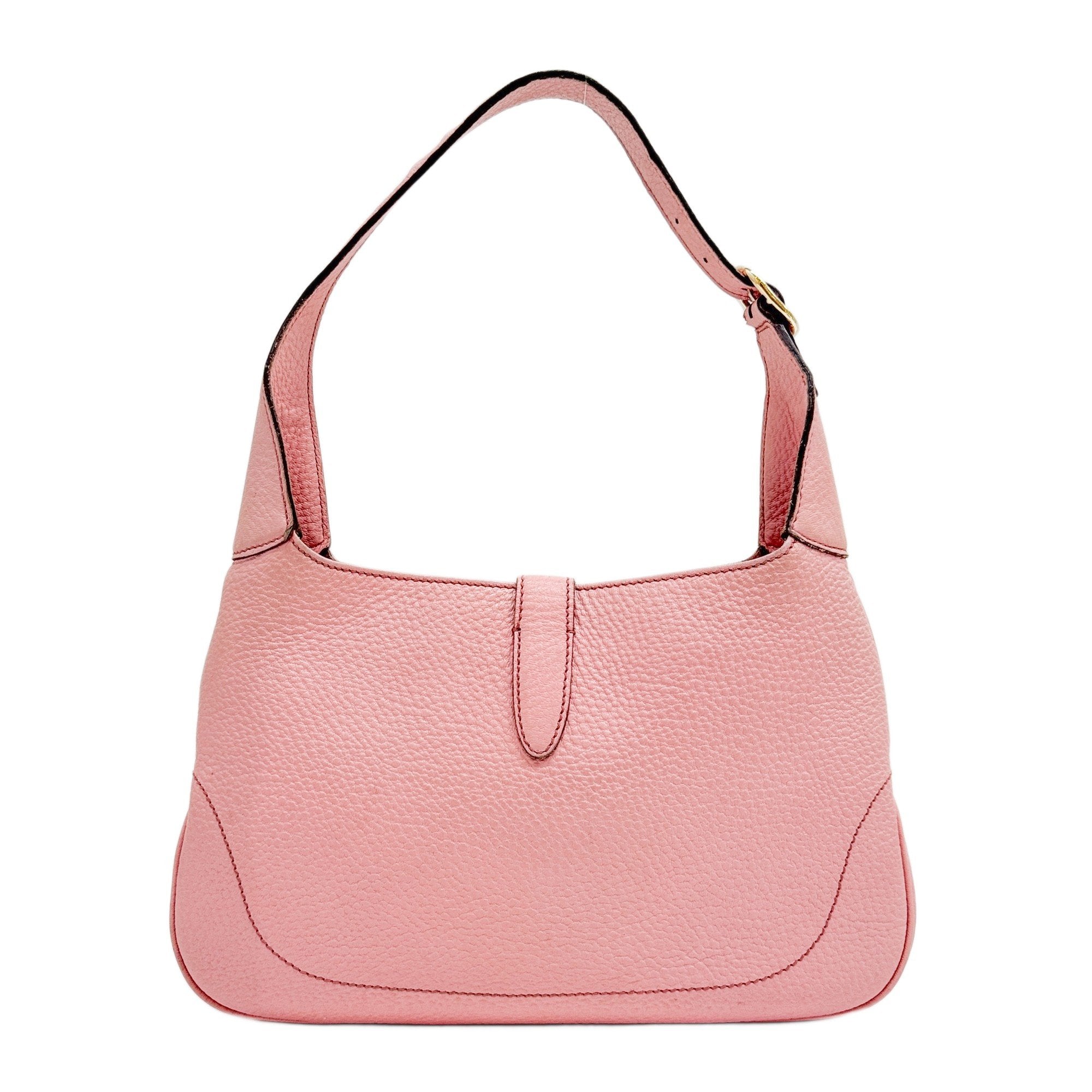 Jackie Pink Leather Shoulder Bag