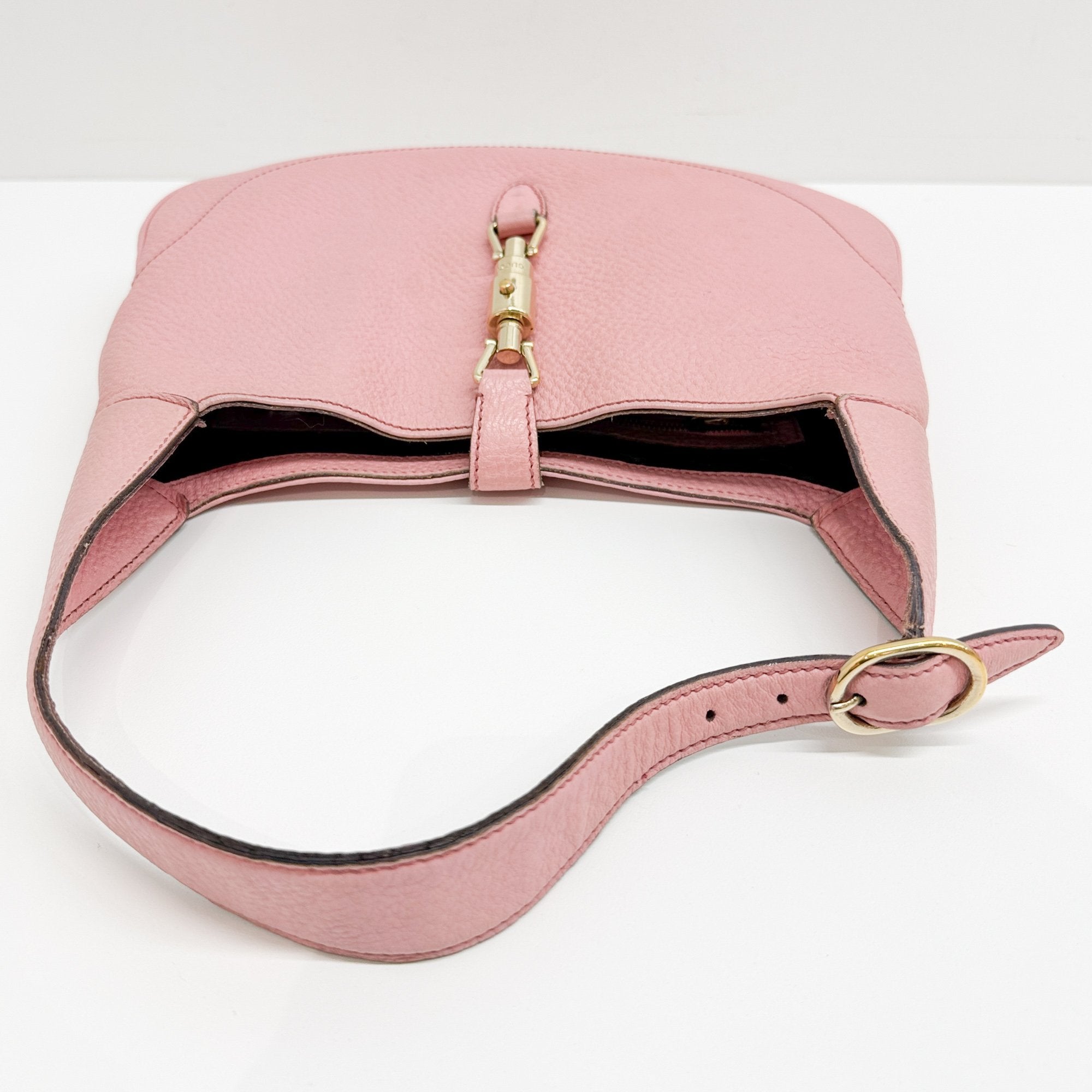 Jackie Pink Leather Shoulder Bag