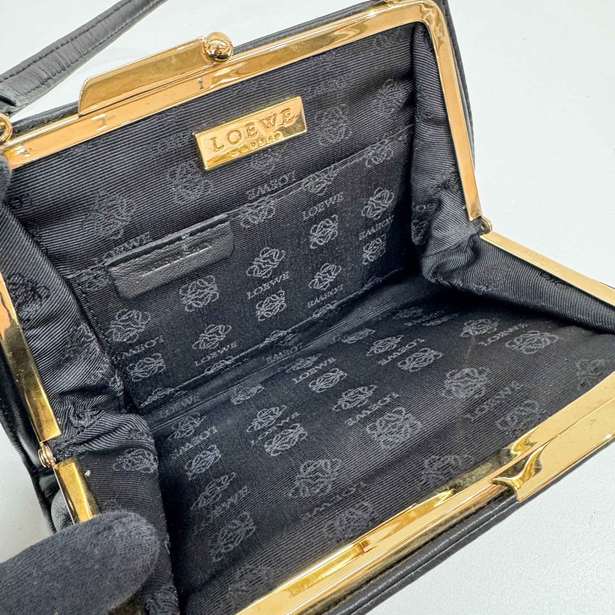 Brown Tiger Print Fur Hand Bag