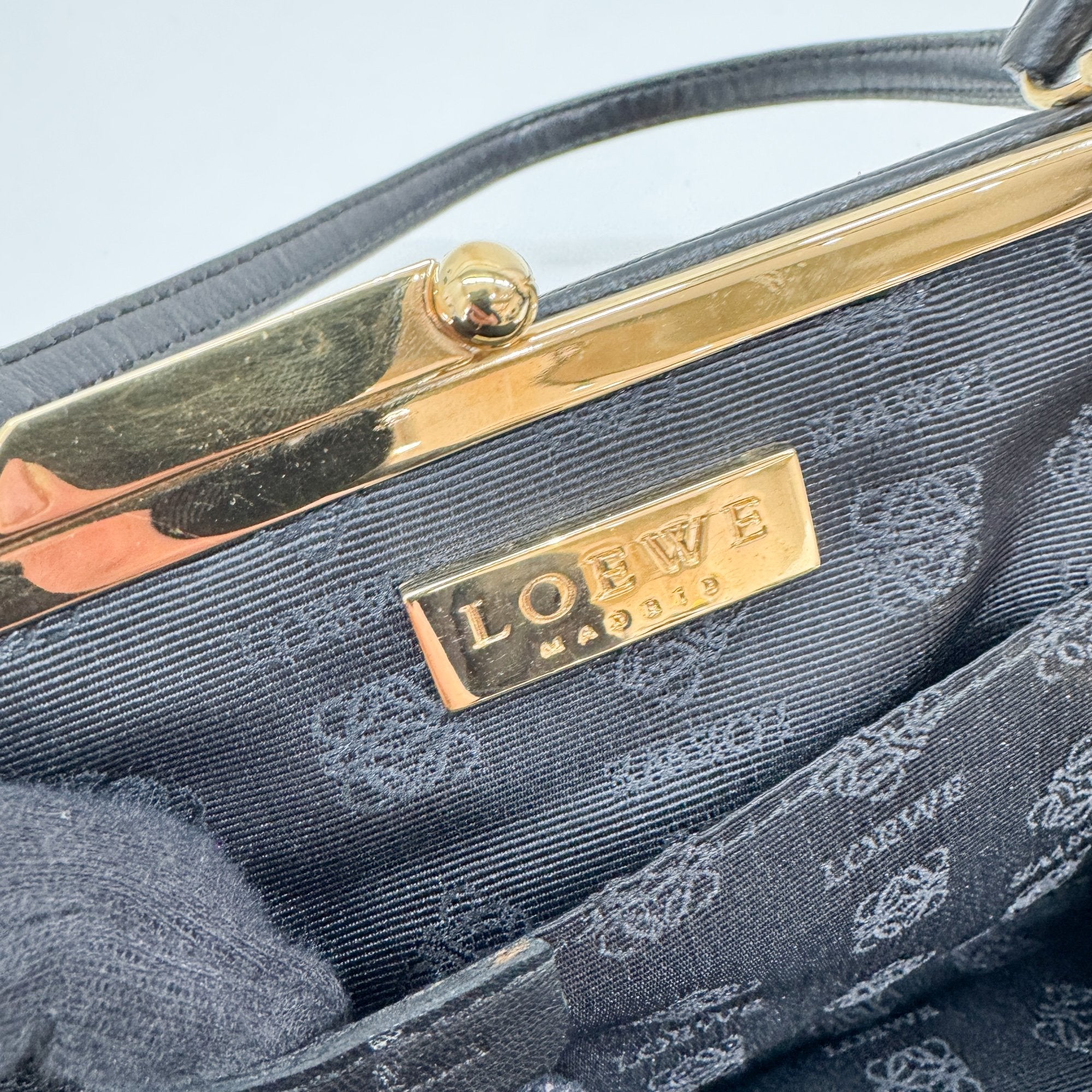 Brown Tiger Print Fur Hand Bag