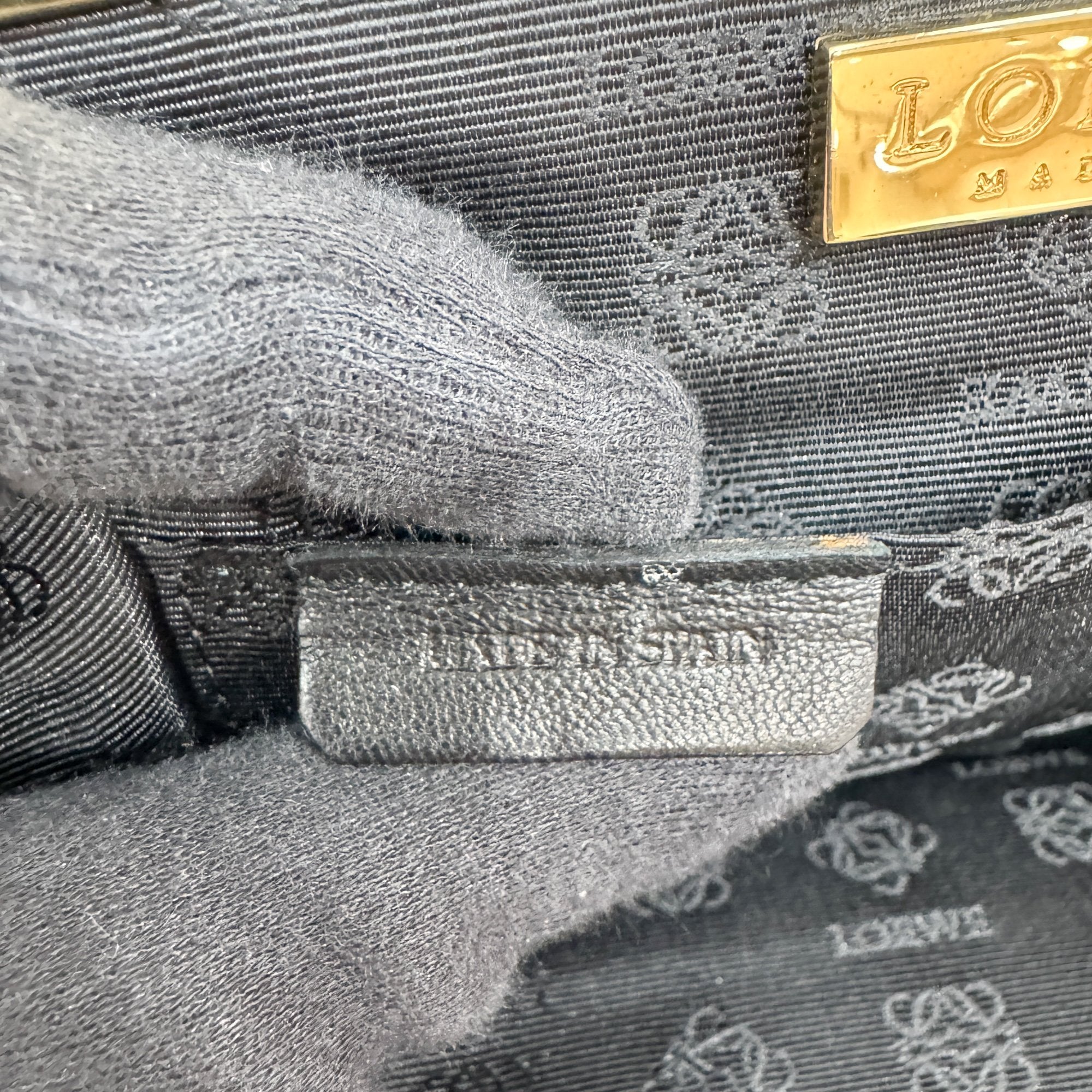 Brown Tiger Print Fur Hand Bag