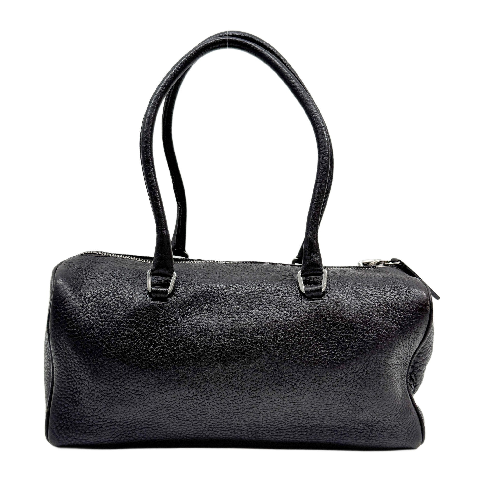 Dark Brown Leather Shoulder Bag