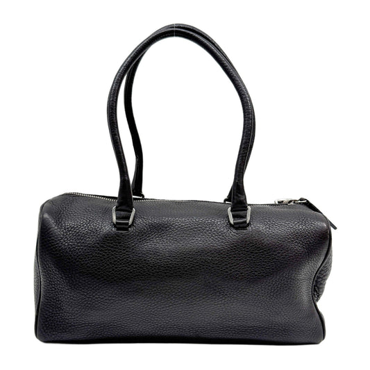 Dark Brown Leather Shoulder Bag