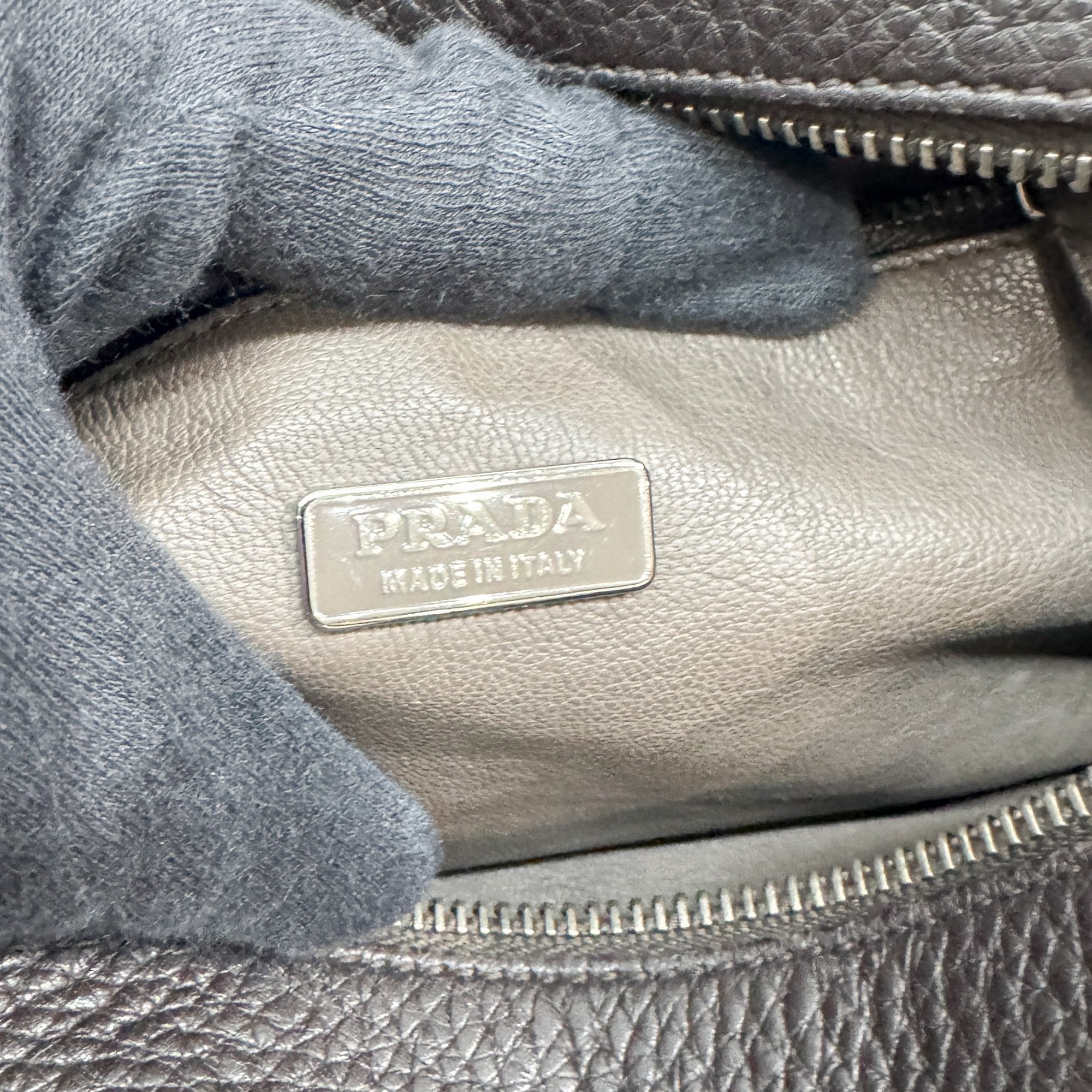 Dark Brown Leather Shoulder Bag