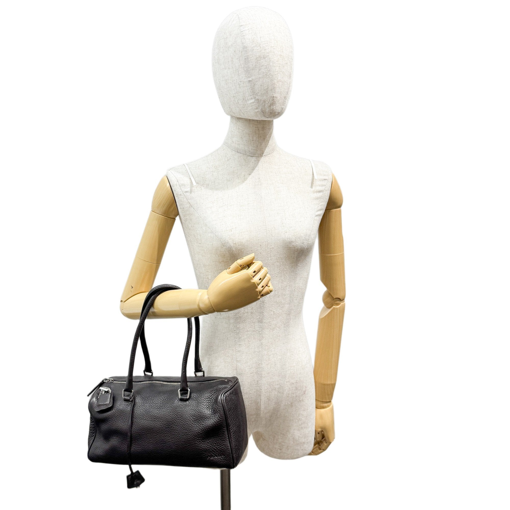 Dark Brown Leather Shoulder Bag