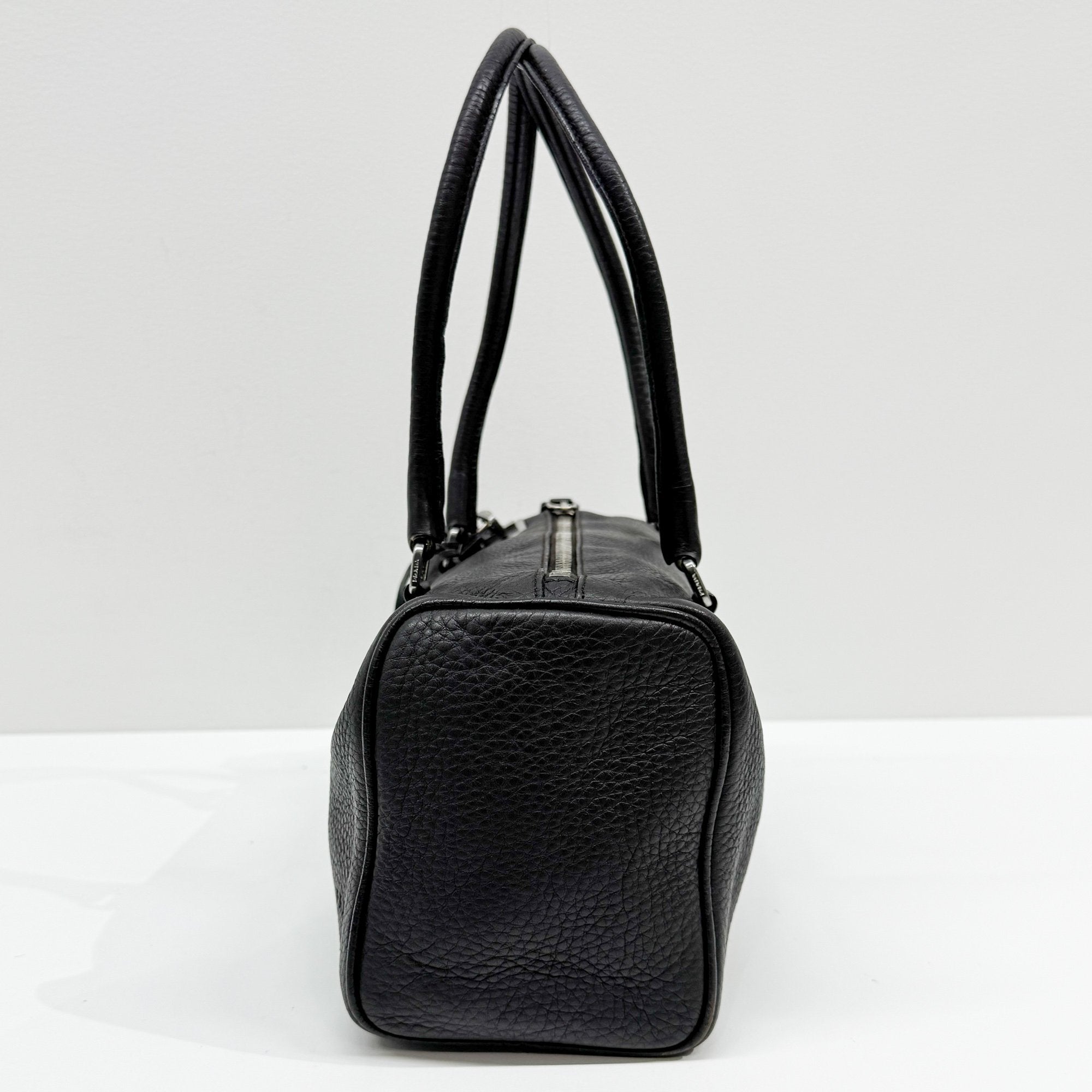 Dark Brown Leather Shoulder Bag