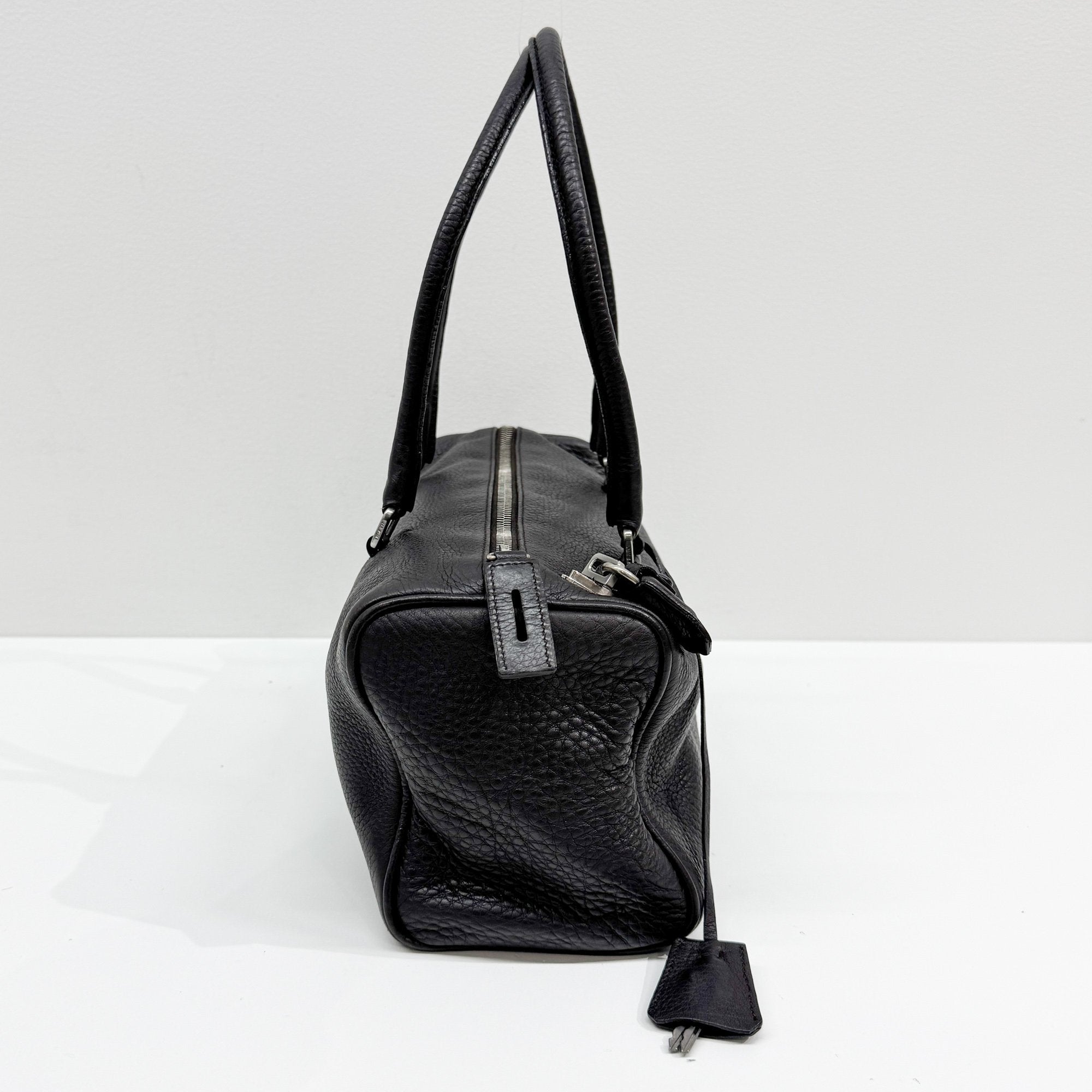 Dark Brown Leather Shoulder Bag