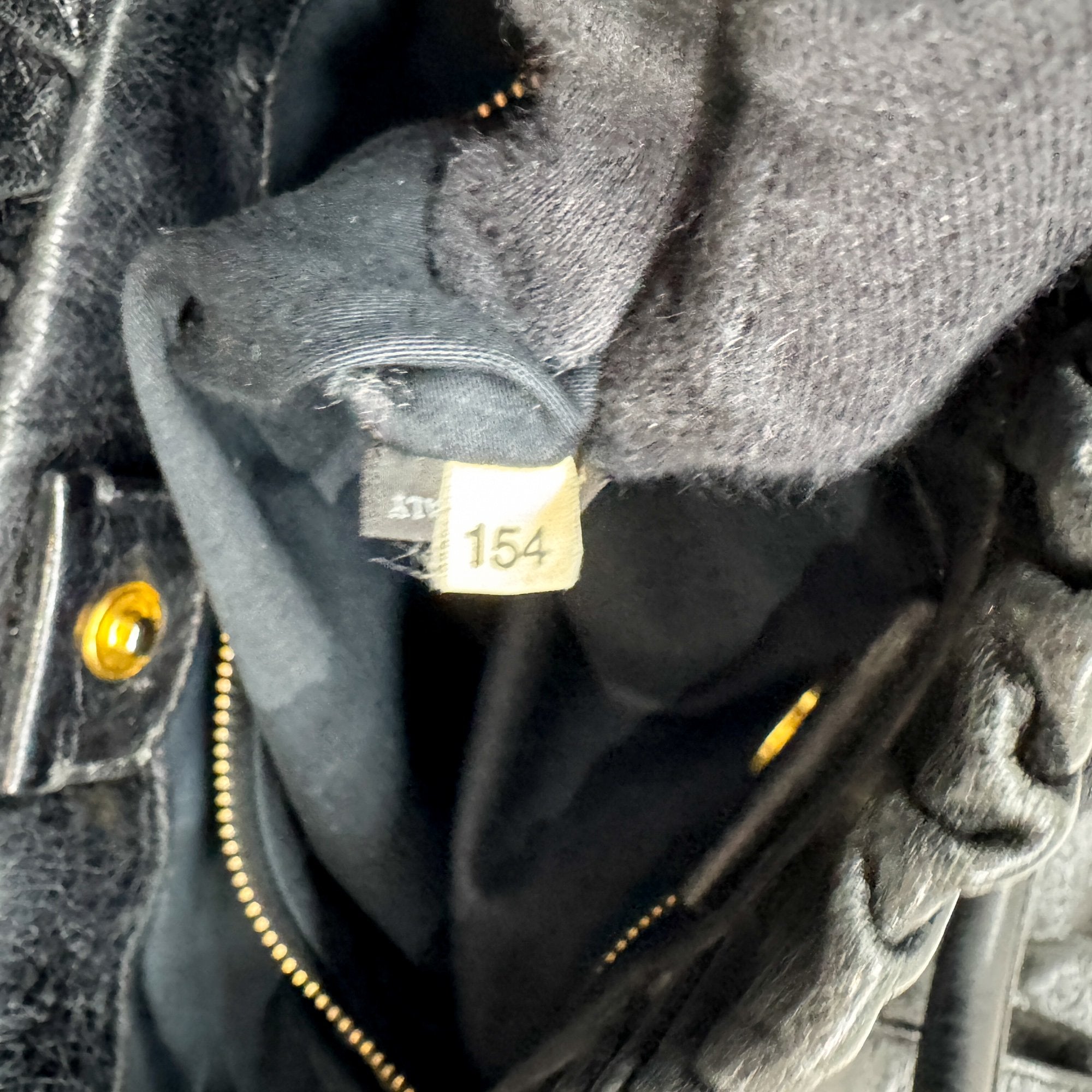 Vitello Black Leather Two Way Bag