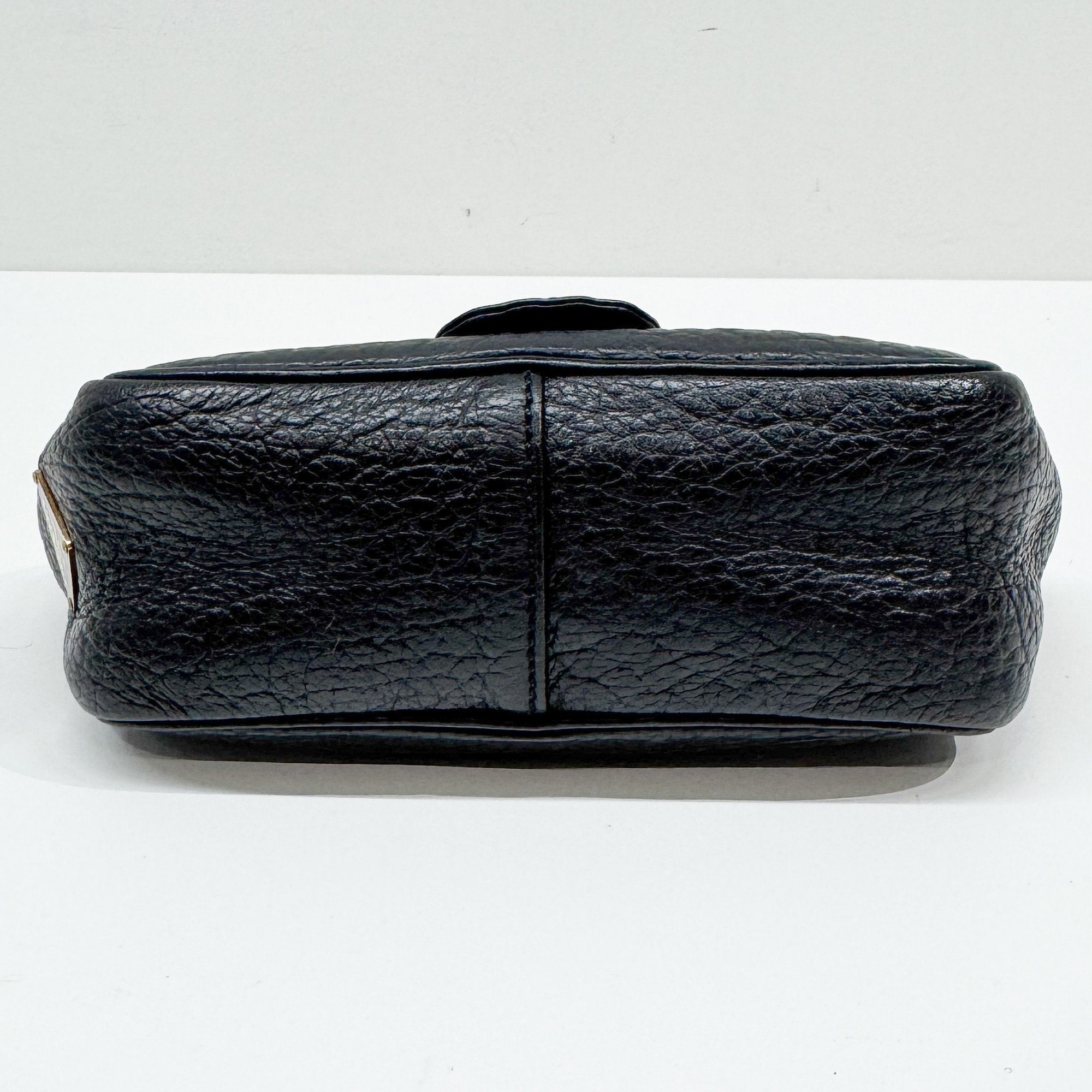 Black Leather Hand Bag