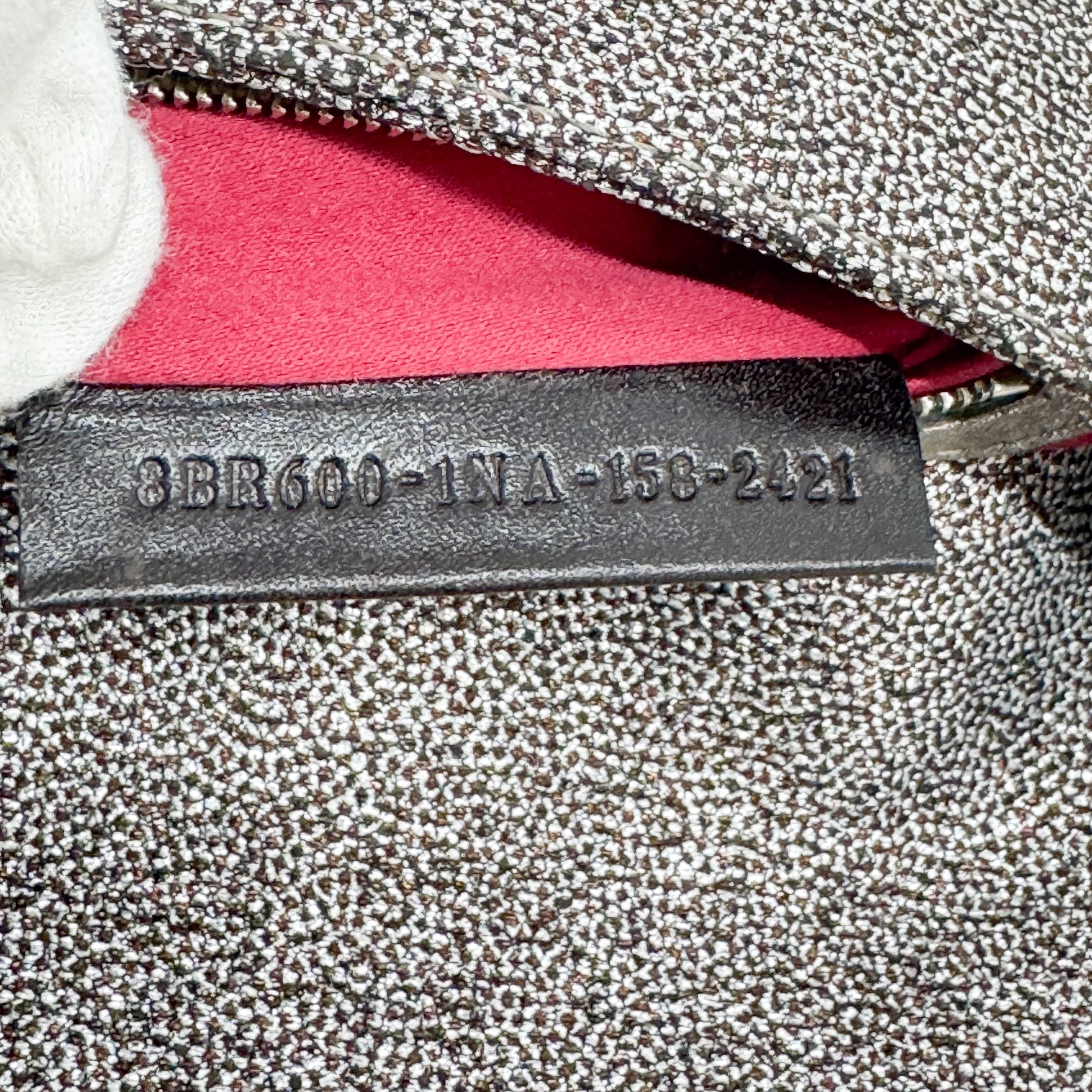 Baguette Silver Strass Shoulder Bag