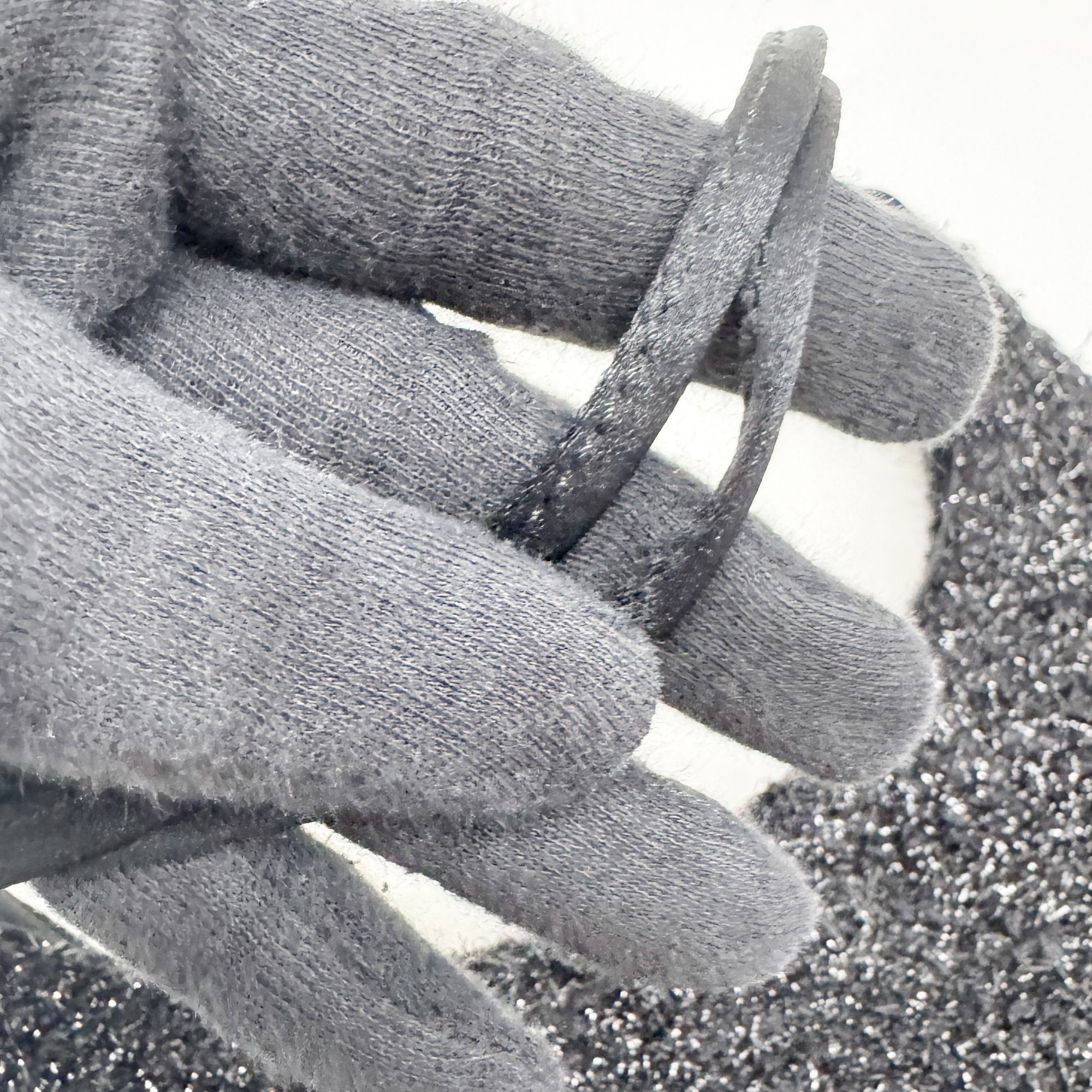 Mini Black Shimmery Shoulder Bag