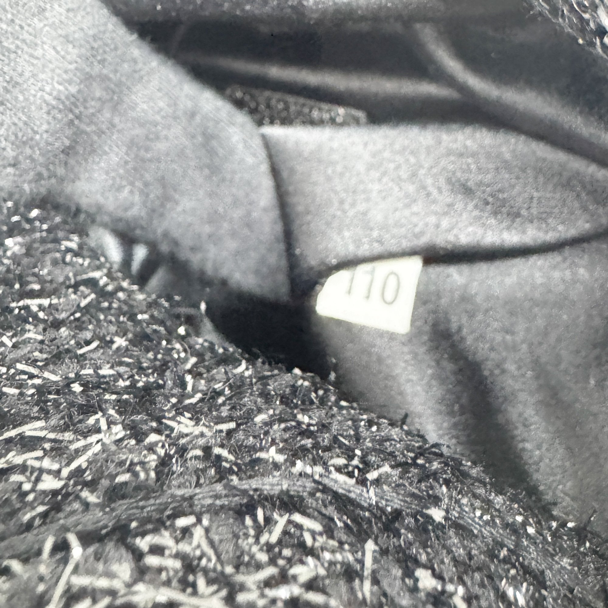 Mini Black Shimmery Shoulder Bag