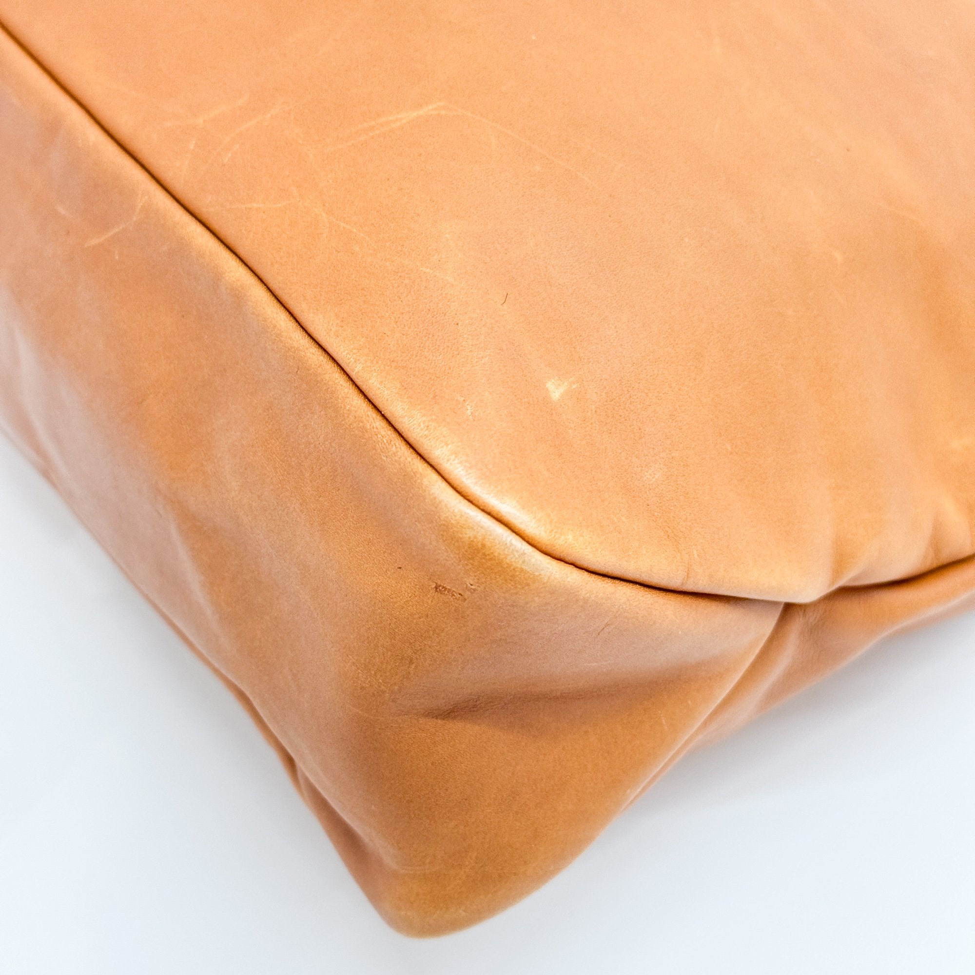 Horsebit Brown Leather Shoulder Bag