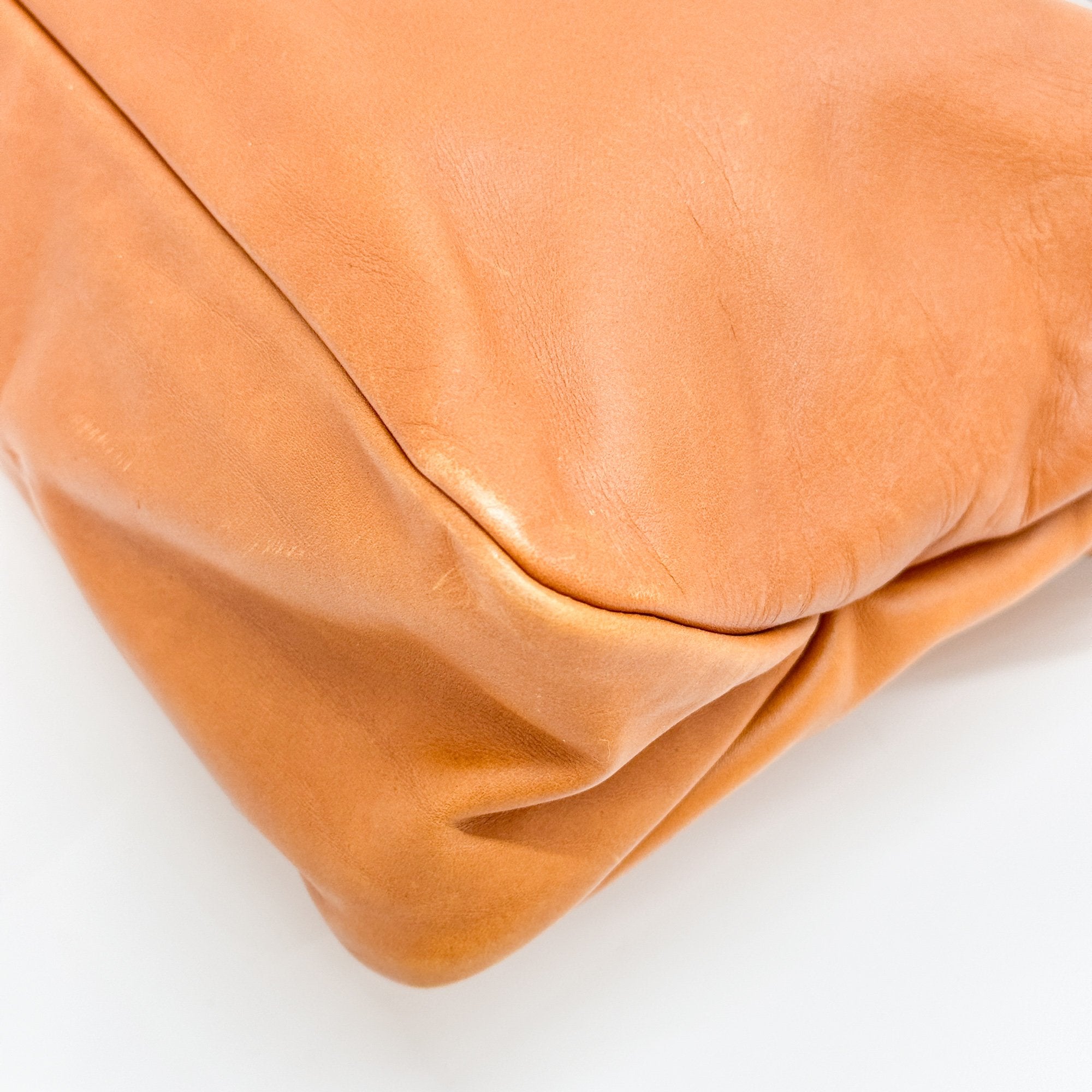 Horsebit Brown Leather Shoulder Bag