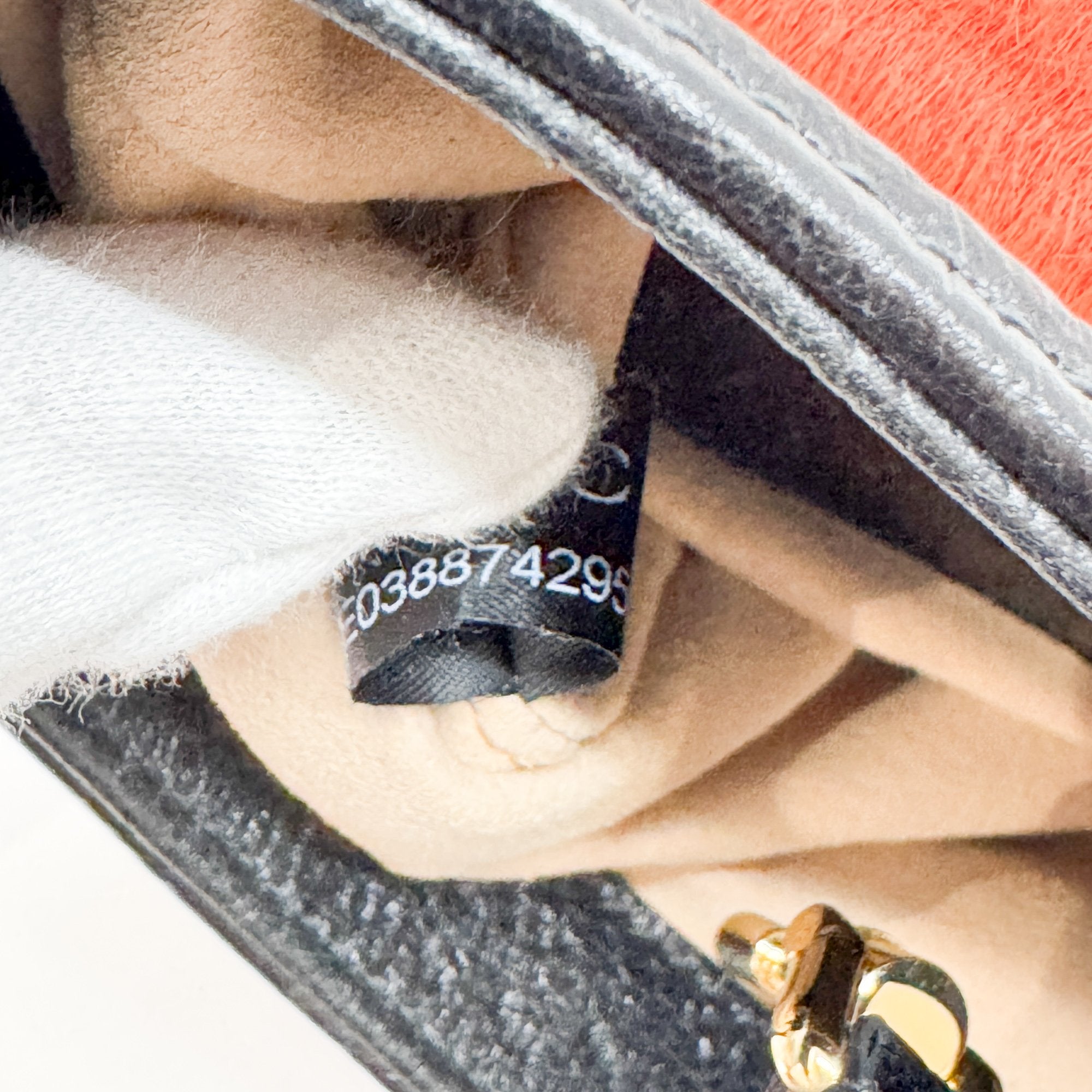 Mini Jackie Orange Pony Hair Two Way Bag