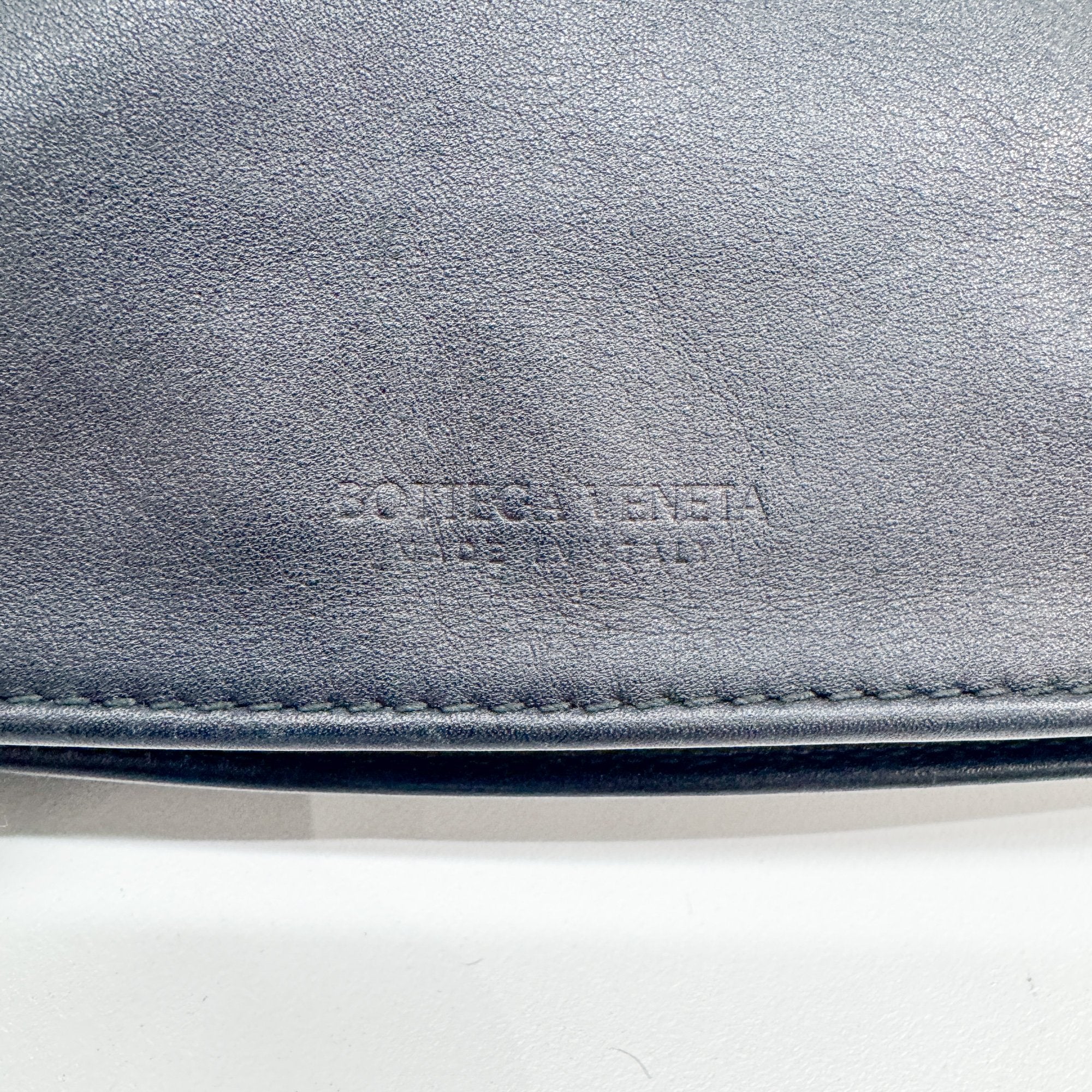 Mini Twist Black Leather Hand Bag