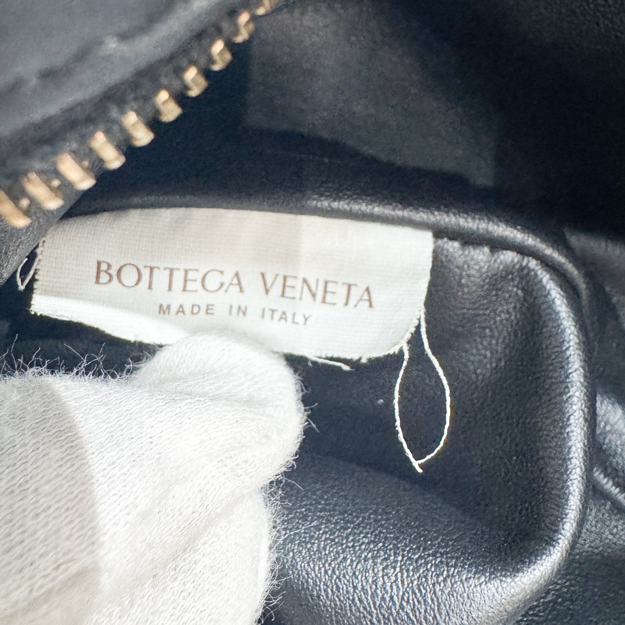 Mini Twist Black Leather Hand Bag