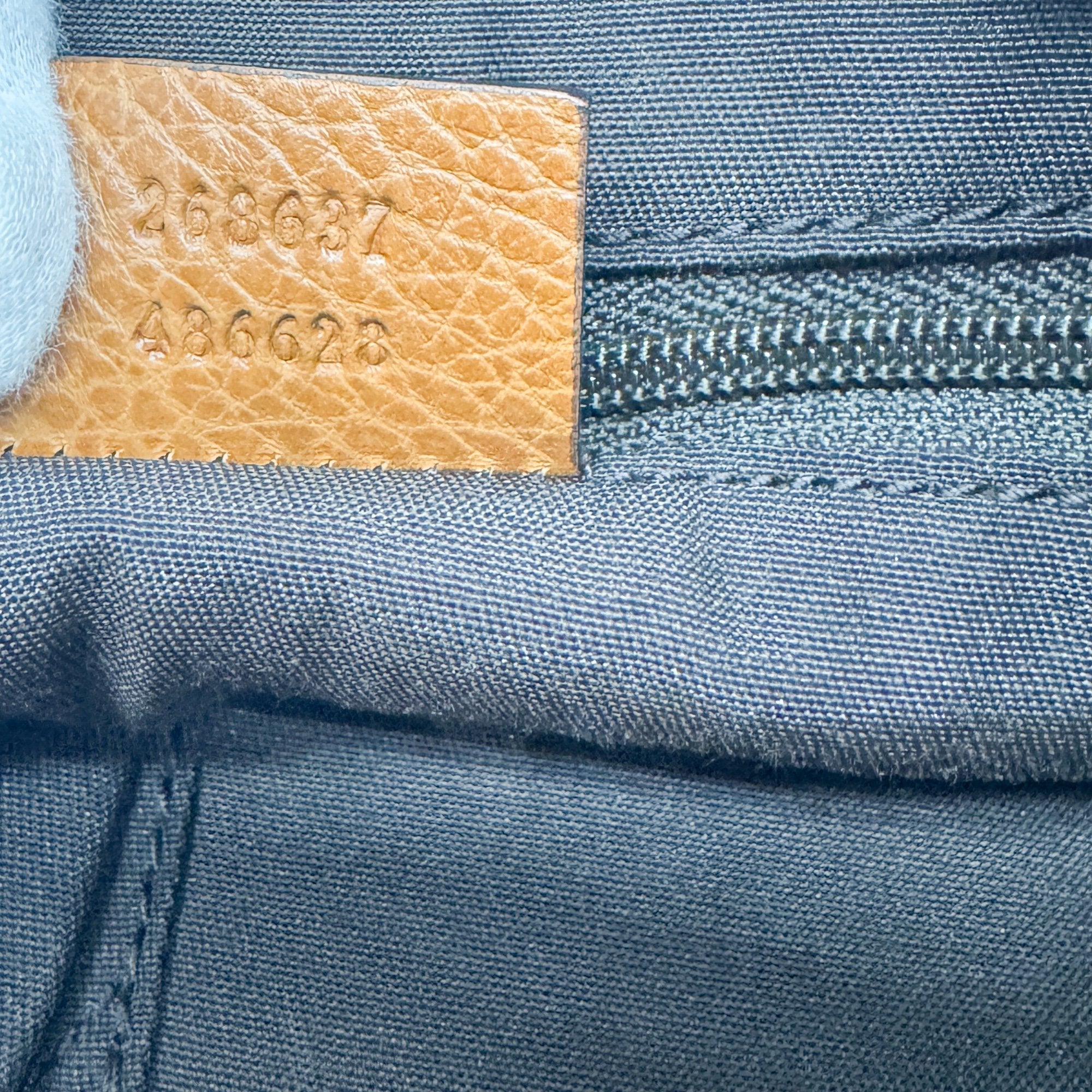 Abbey Orange Leather Shoulder Bag