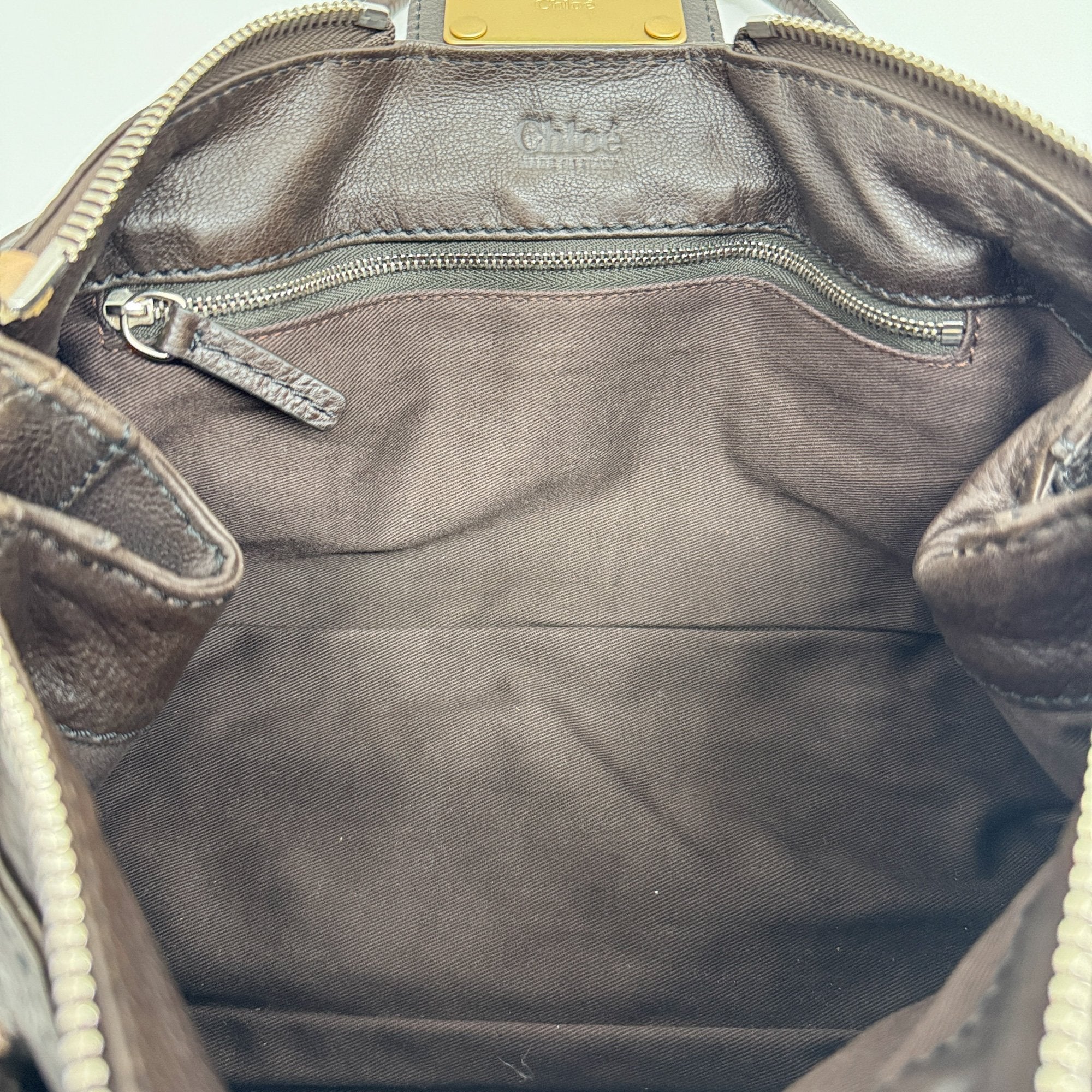 Paddington Dark Brown Leather Shoulder Bag