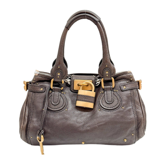 Paddington Dark Brown Leather Shoulder Bag